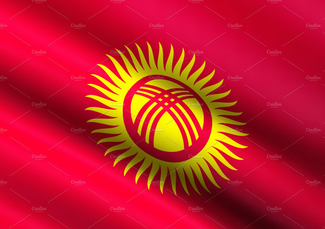 Kyrgyzstan Flag Wallpapers