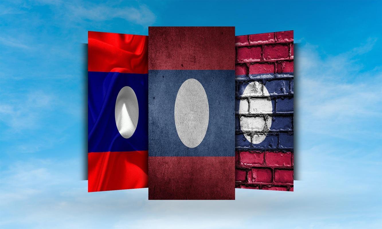 Laos Flag Wallpapers