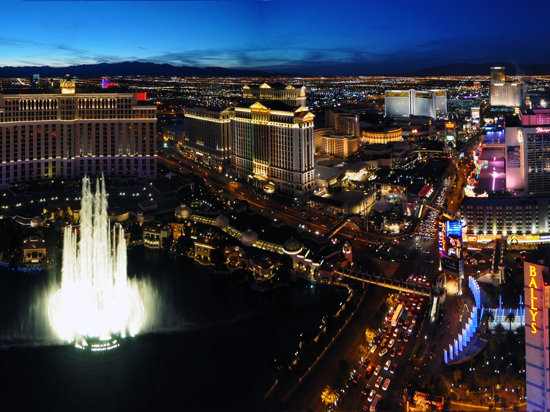 Las Vegas Buildings Lights Wallpapers