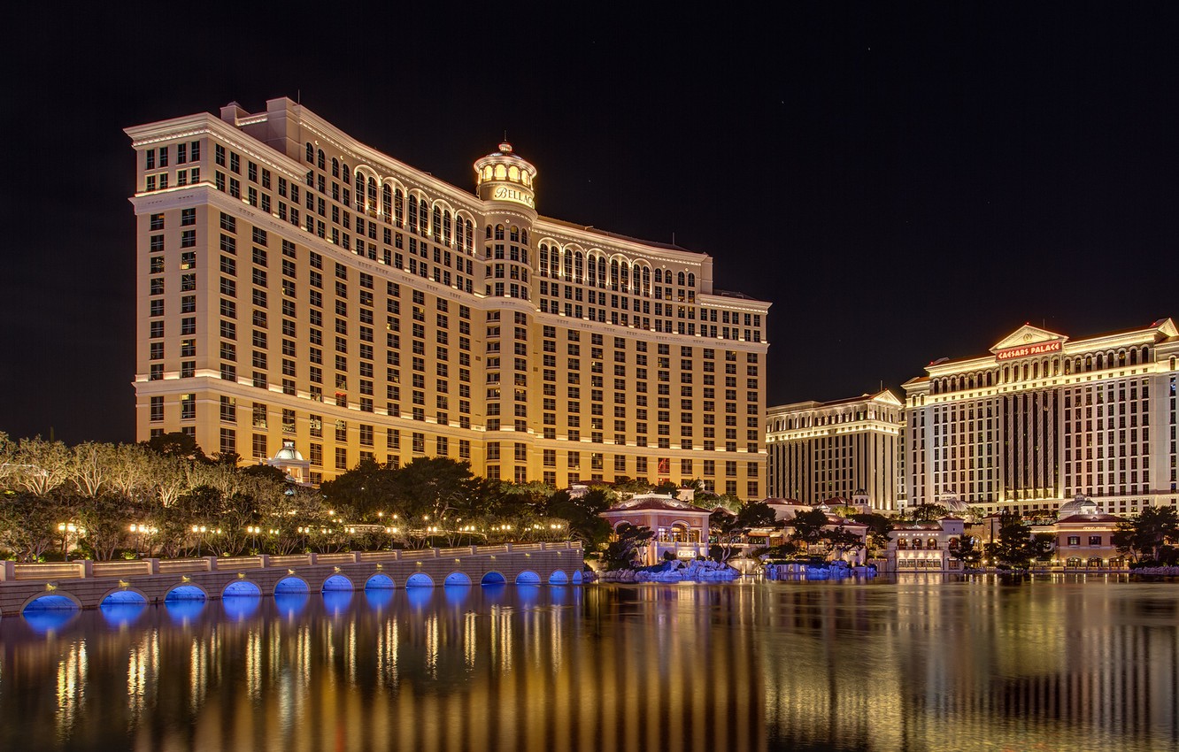 Las Vegas Buildings Lights Wallpapers