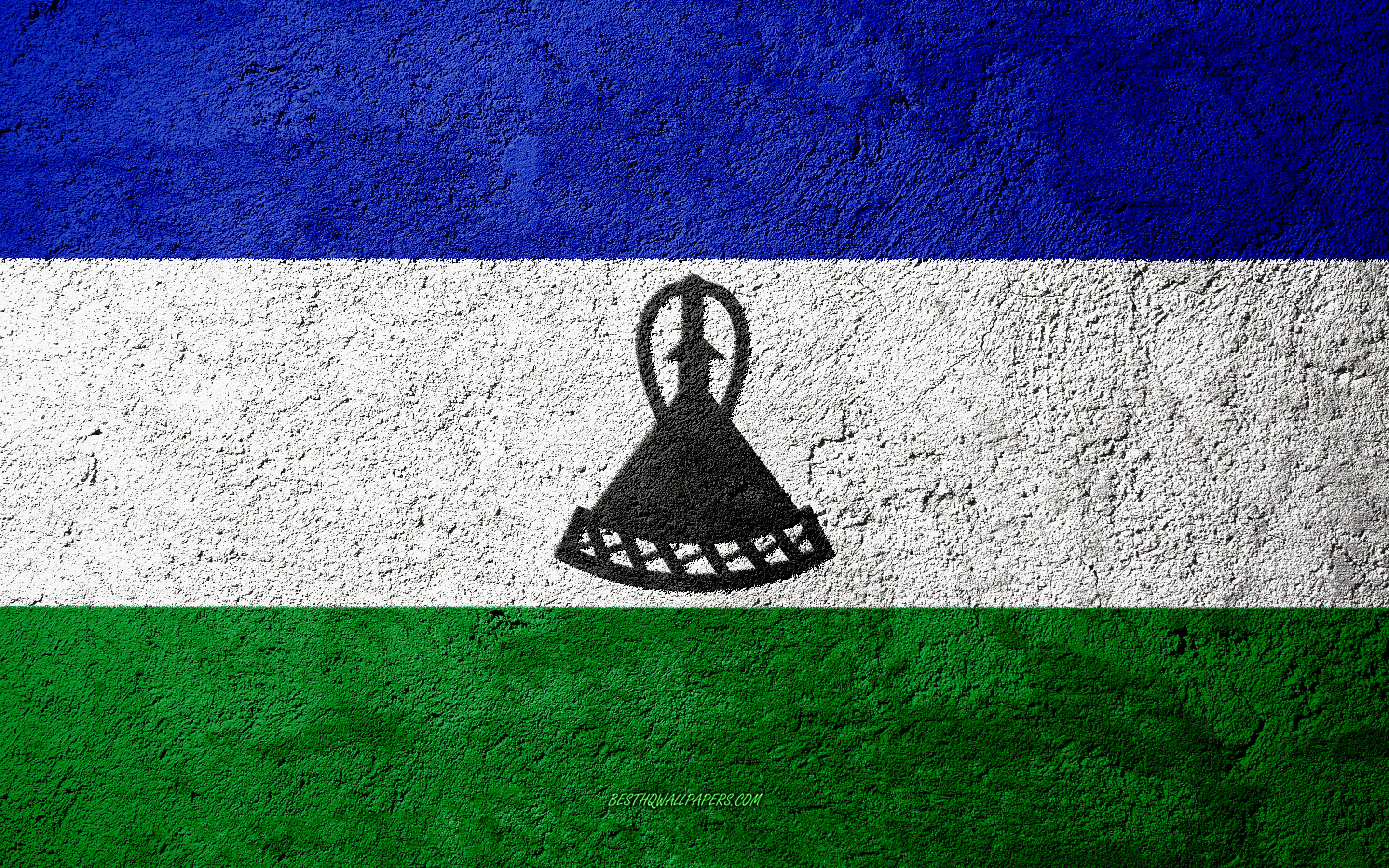 Lesotho Flag Wallpapers