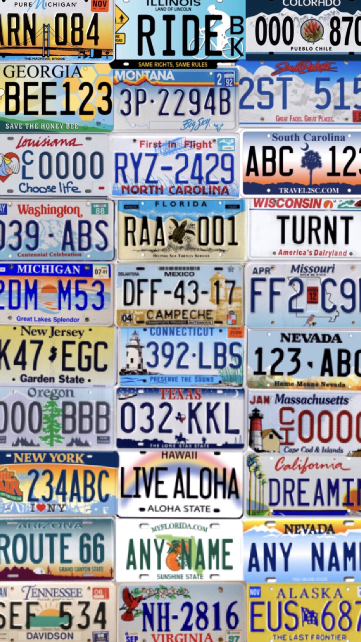 License Plate Wallpapers