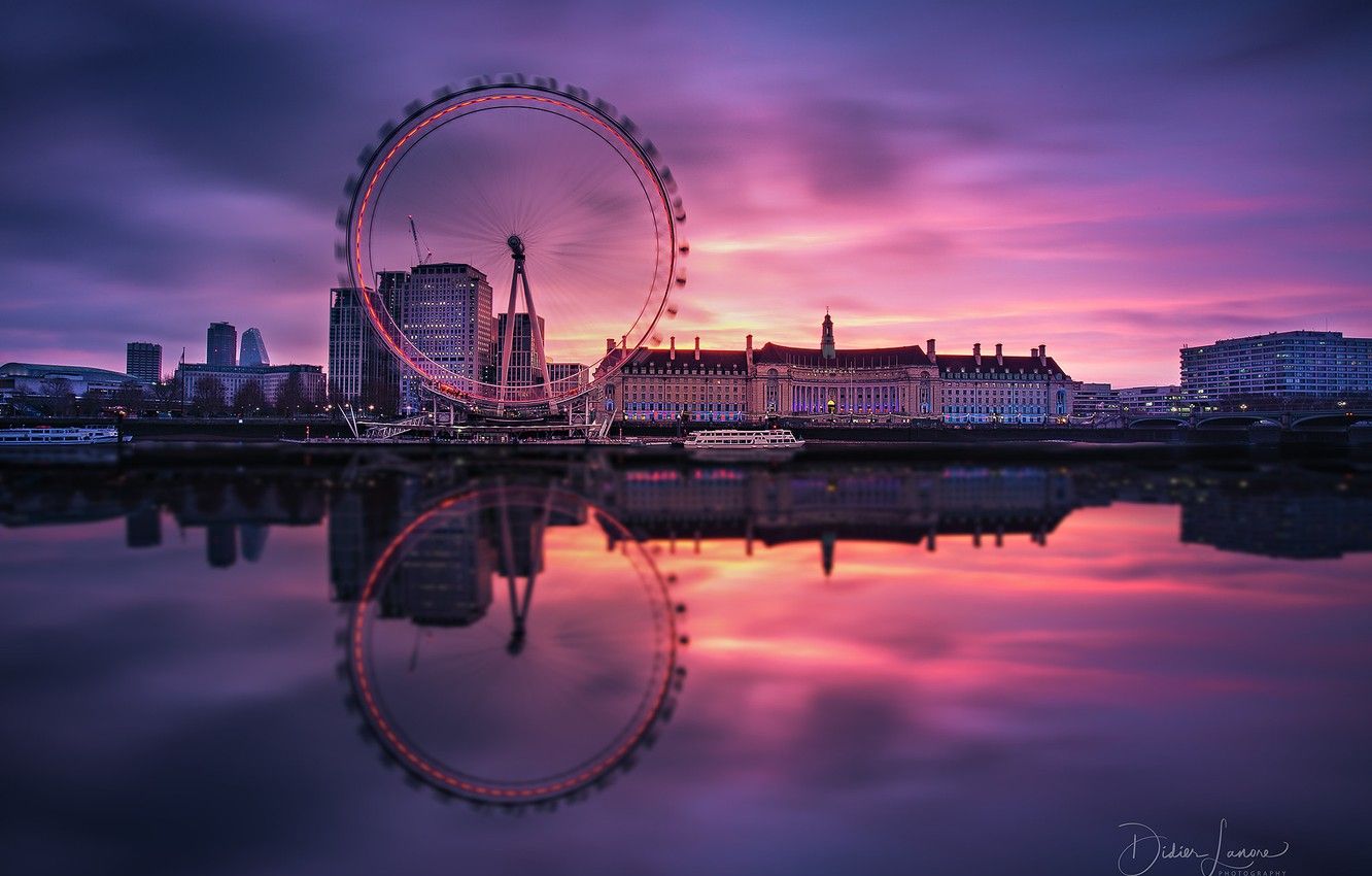 London Lights At Sunset Wallpapers