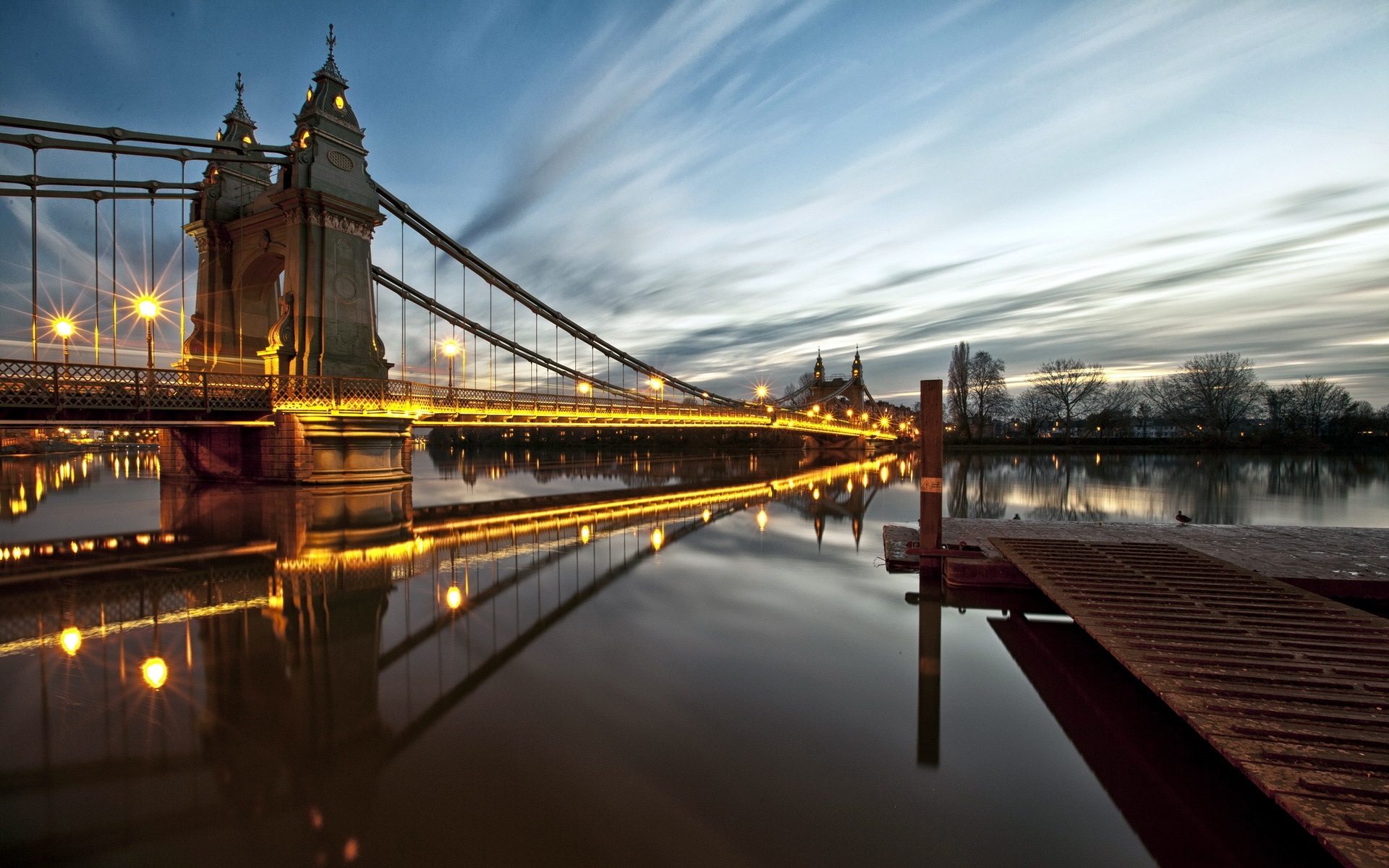 London Lights At Sunset Wallpapers