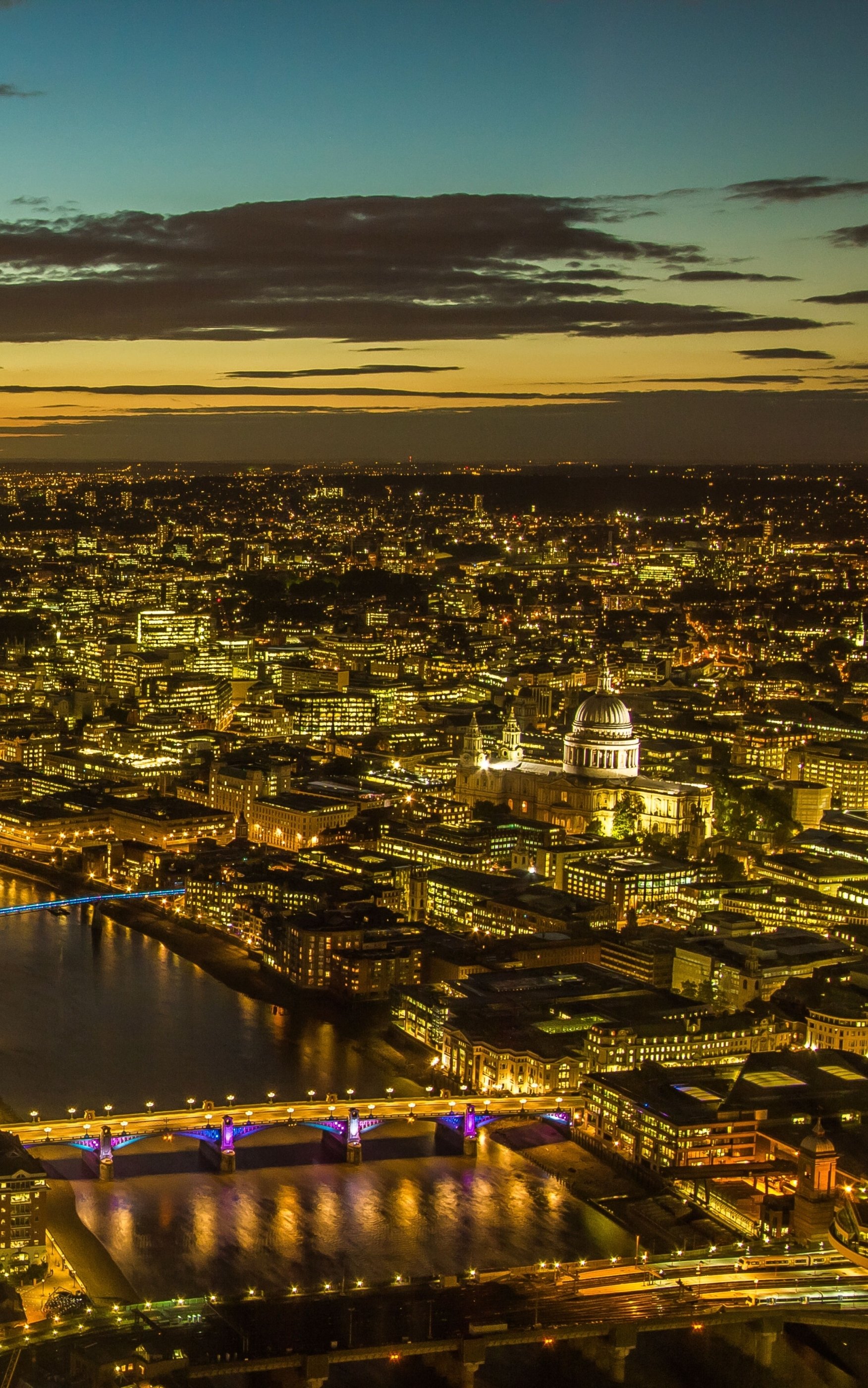 London Lights At Sunset Wallpapers