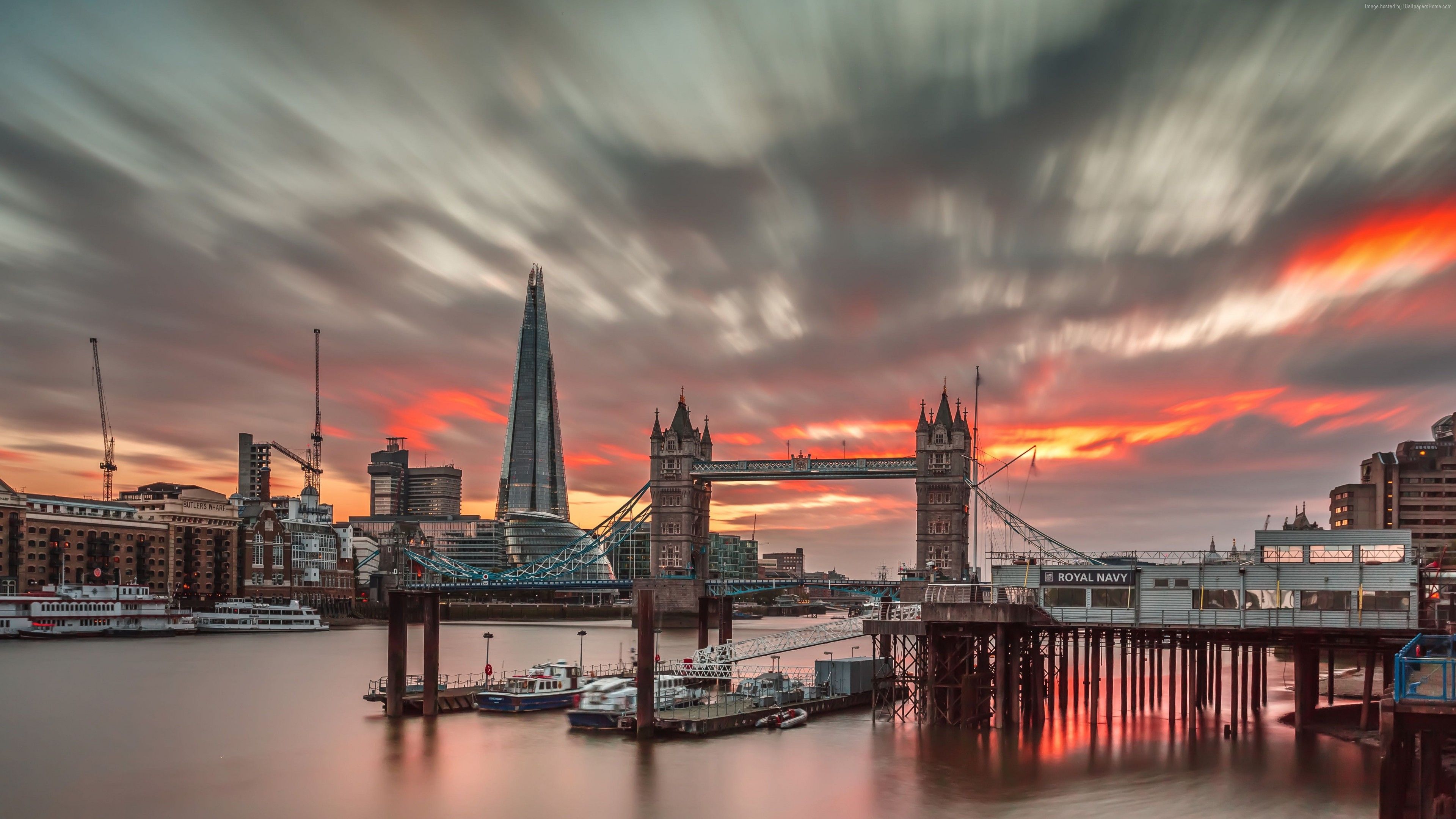 London Lights At Sunset Wallpapers