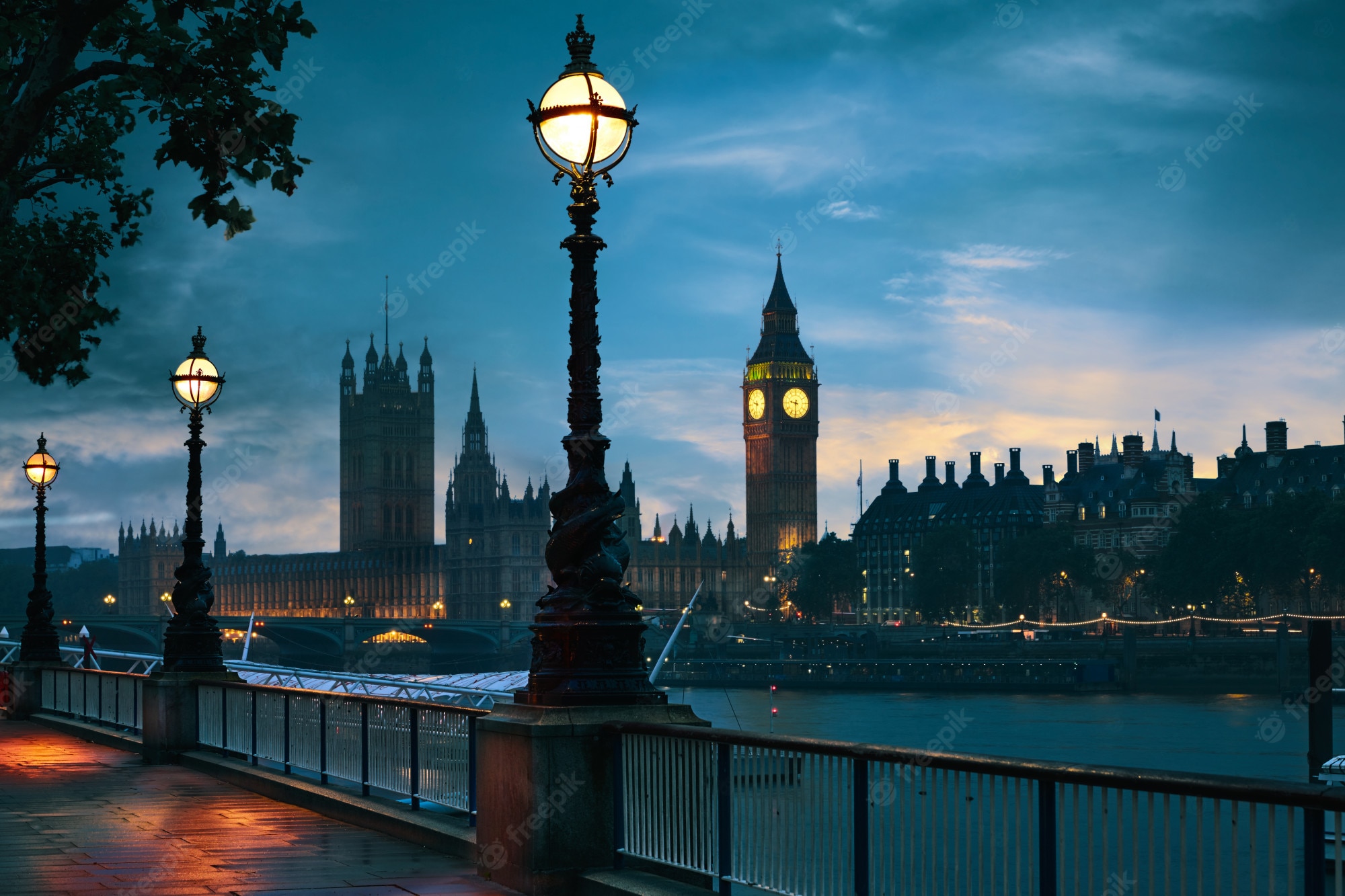 London Lights At Sunset Wallpapers