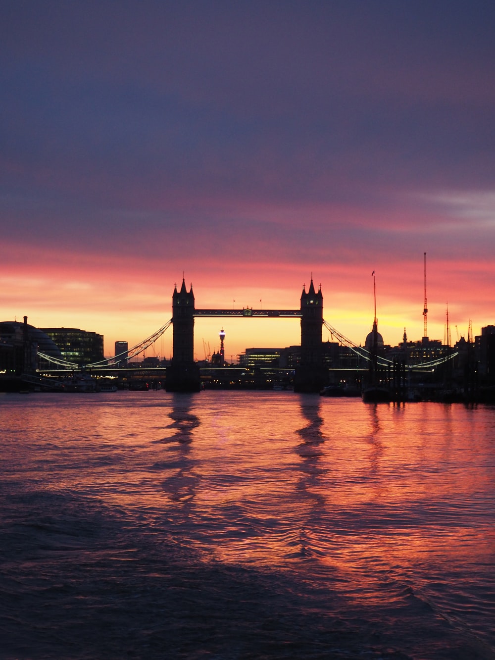 London Lights At Sunset Wallpapers