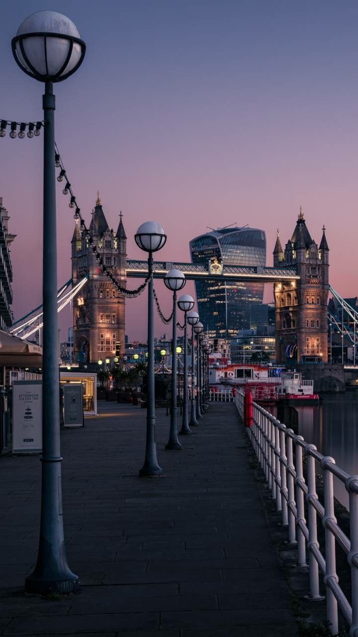 London Lights At Sunset Wallpapers