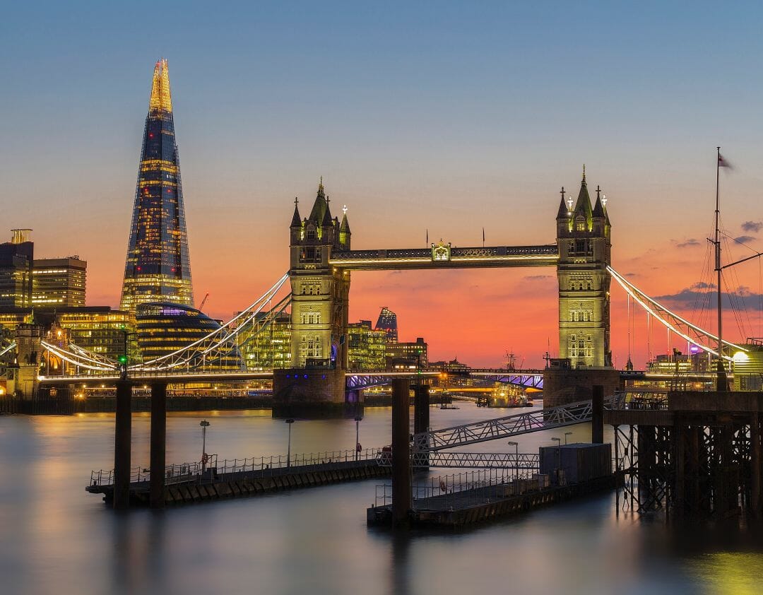 London Lights At Sunset Wallpapers