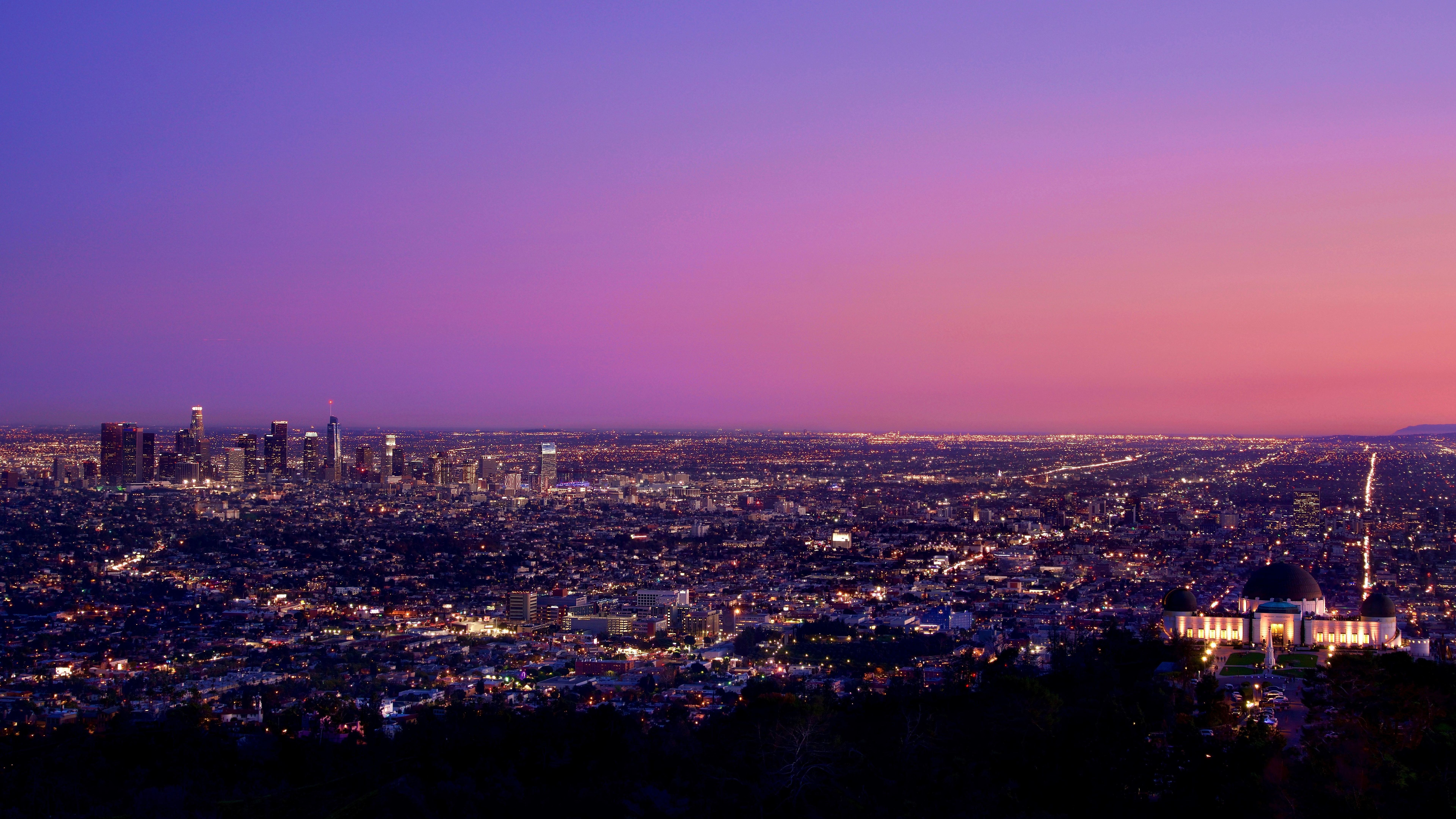 Los Angeles Starry Night Wallpapers