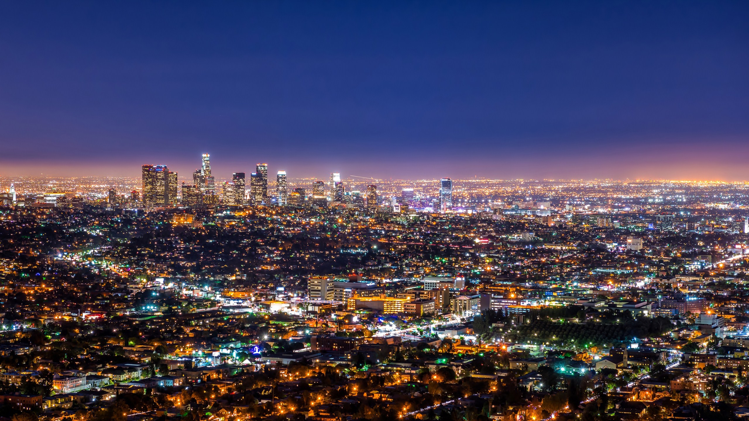 Los Angeles Starry Night Wallpapers