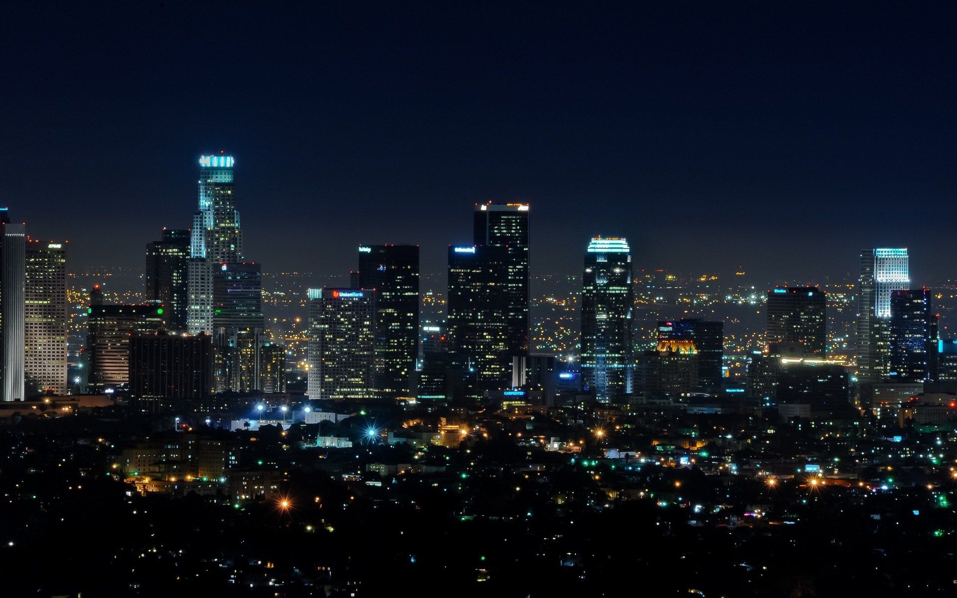 Los Angeles Starry Night Wallpapers