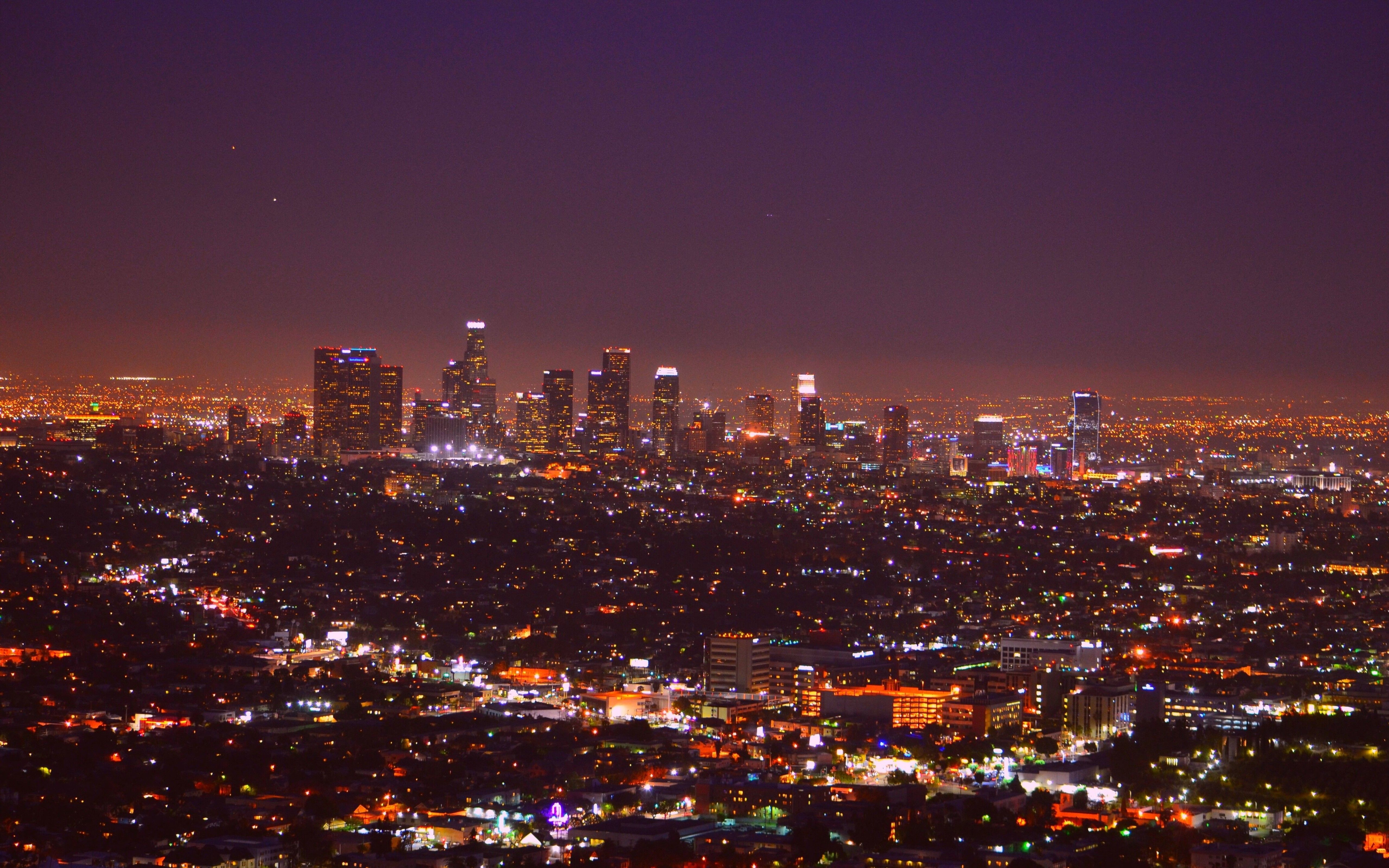 Los Angeles Starry Night Wallpapers