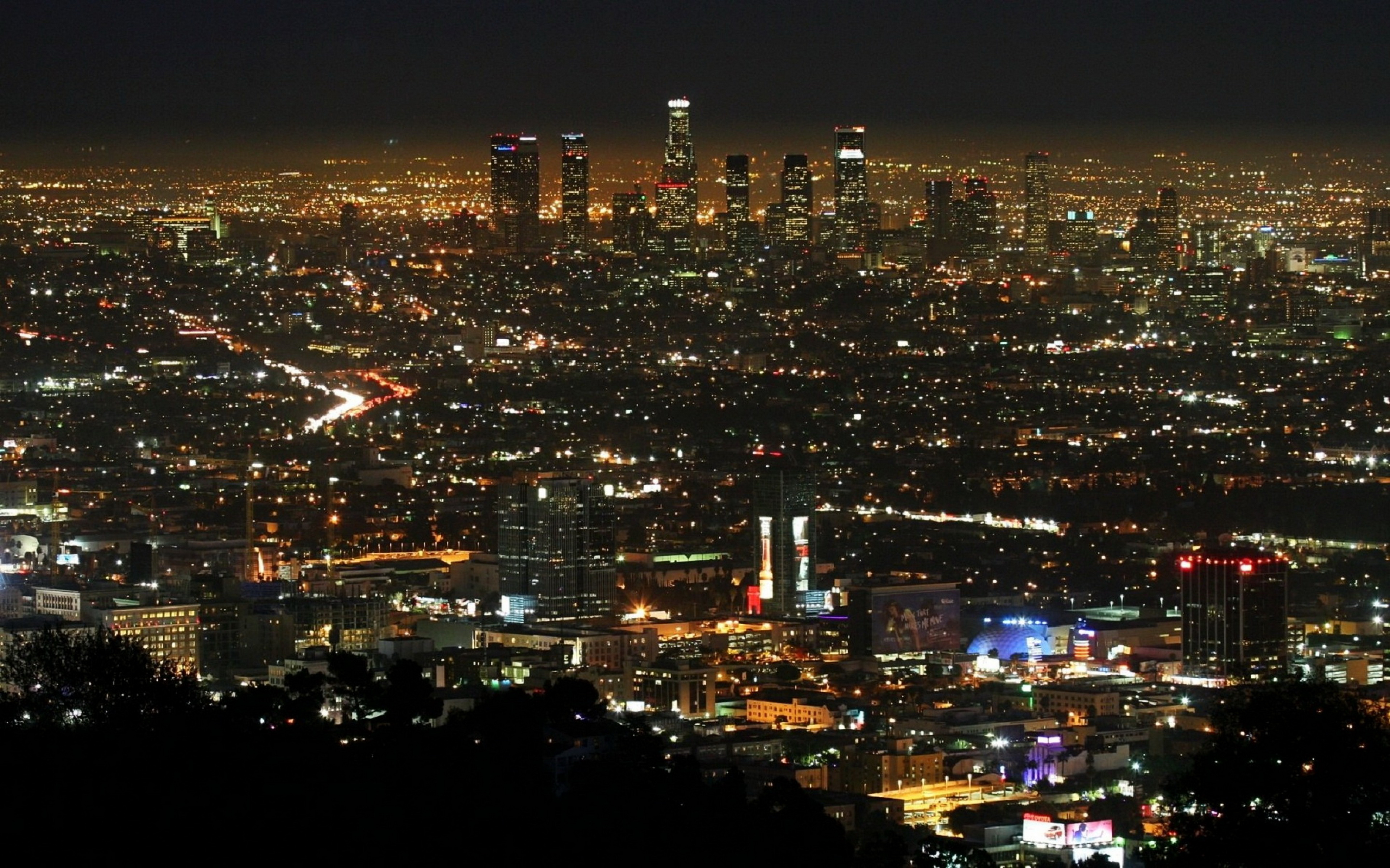 Los Angeles Starry Night Wallpapers