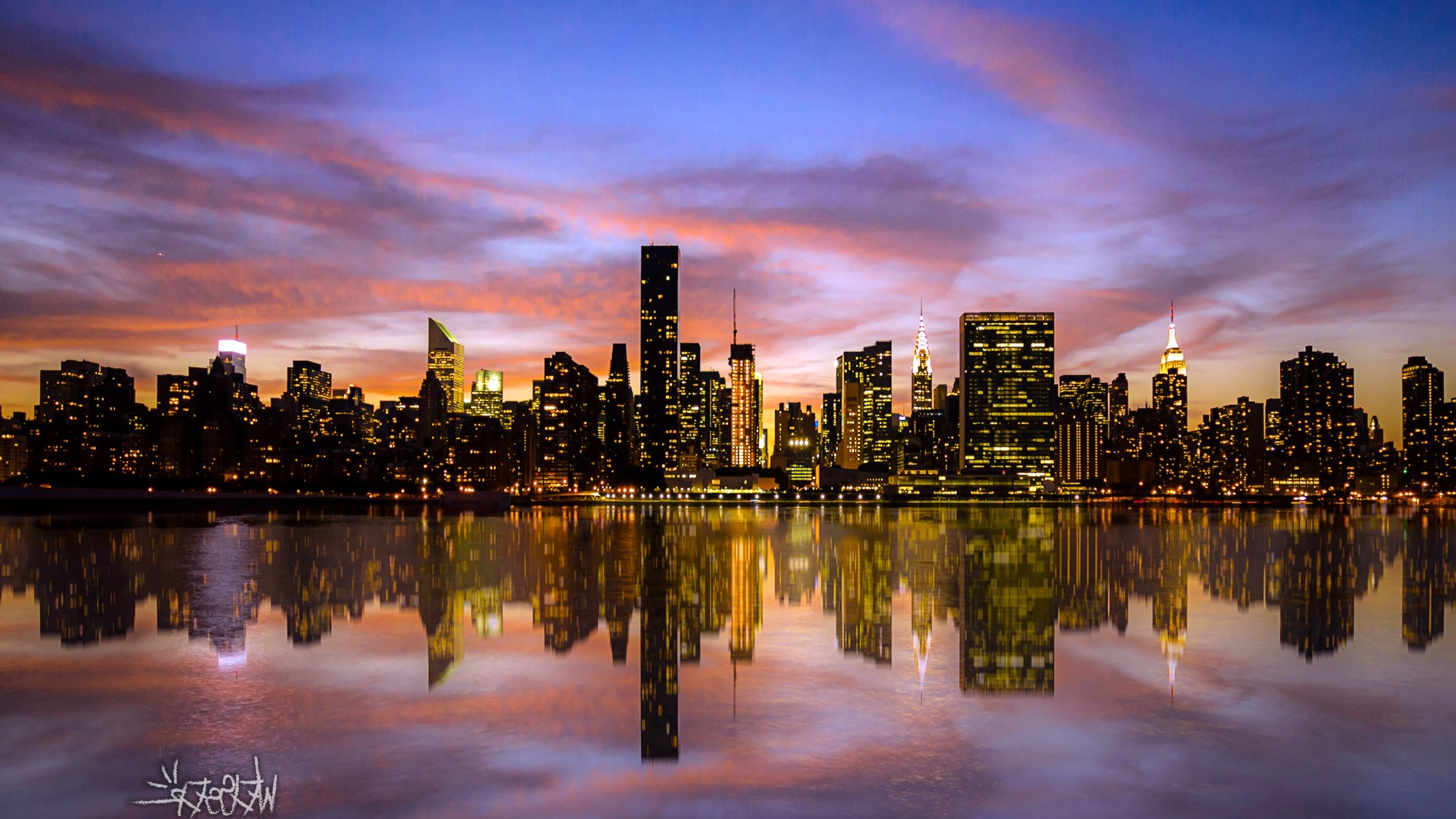 Lower Manhattan Sunset Wallpapers