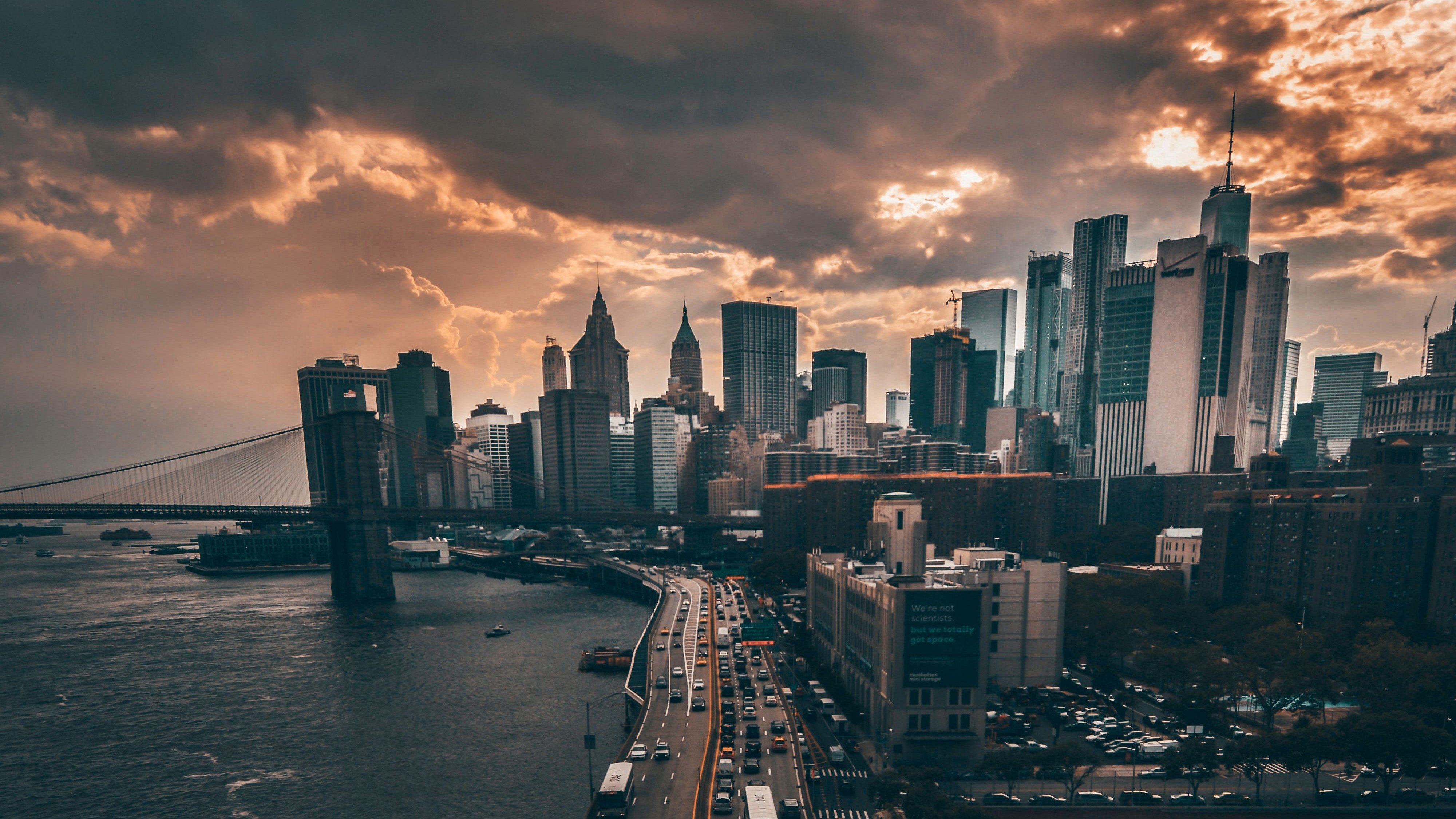 Lower Manhattan Sunset Wallpapers