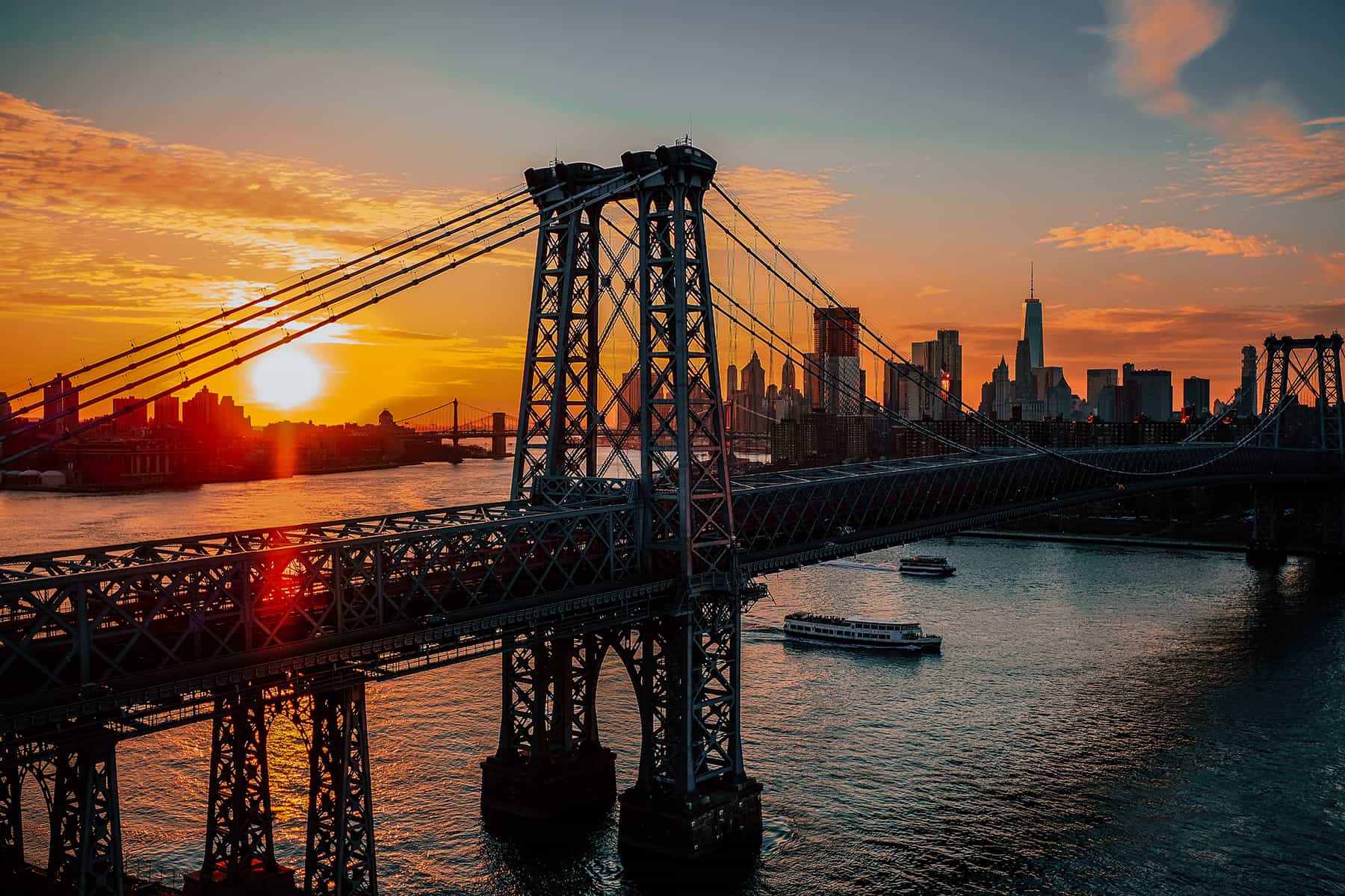 Lower Manhattan Sunset Wallpapers