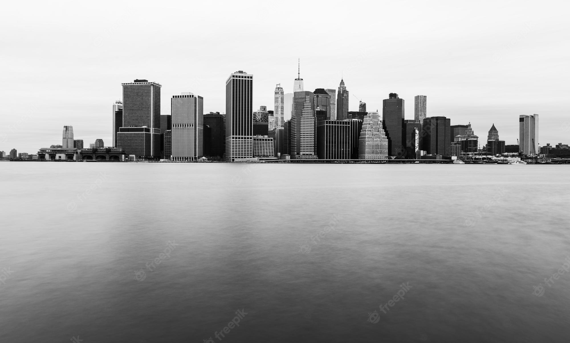 Manhattan Cloudy Skyscraper Wallpapers