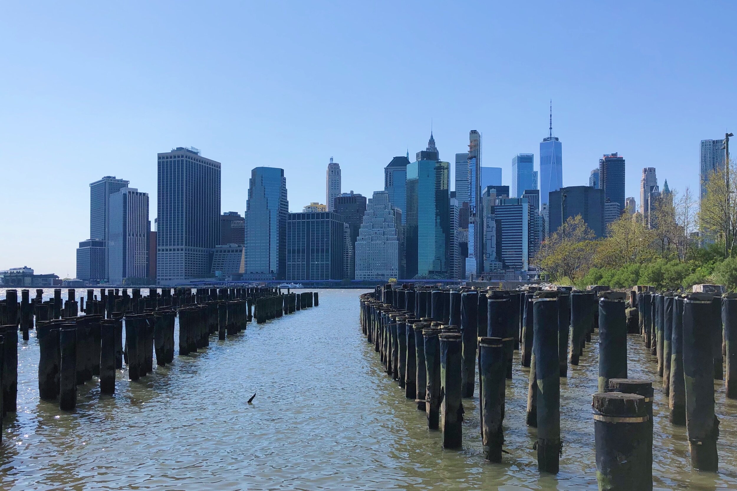 Manhattan Skyscraper Old Pier Wallpapers