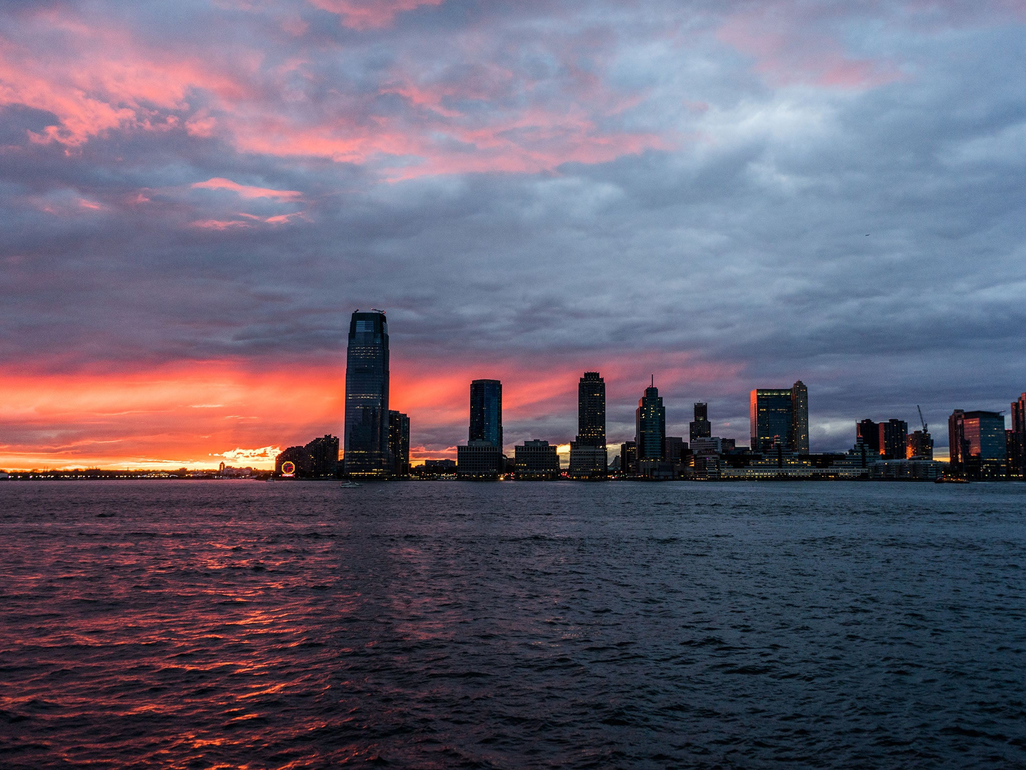 Manhattan Sunset View Wallpapers