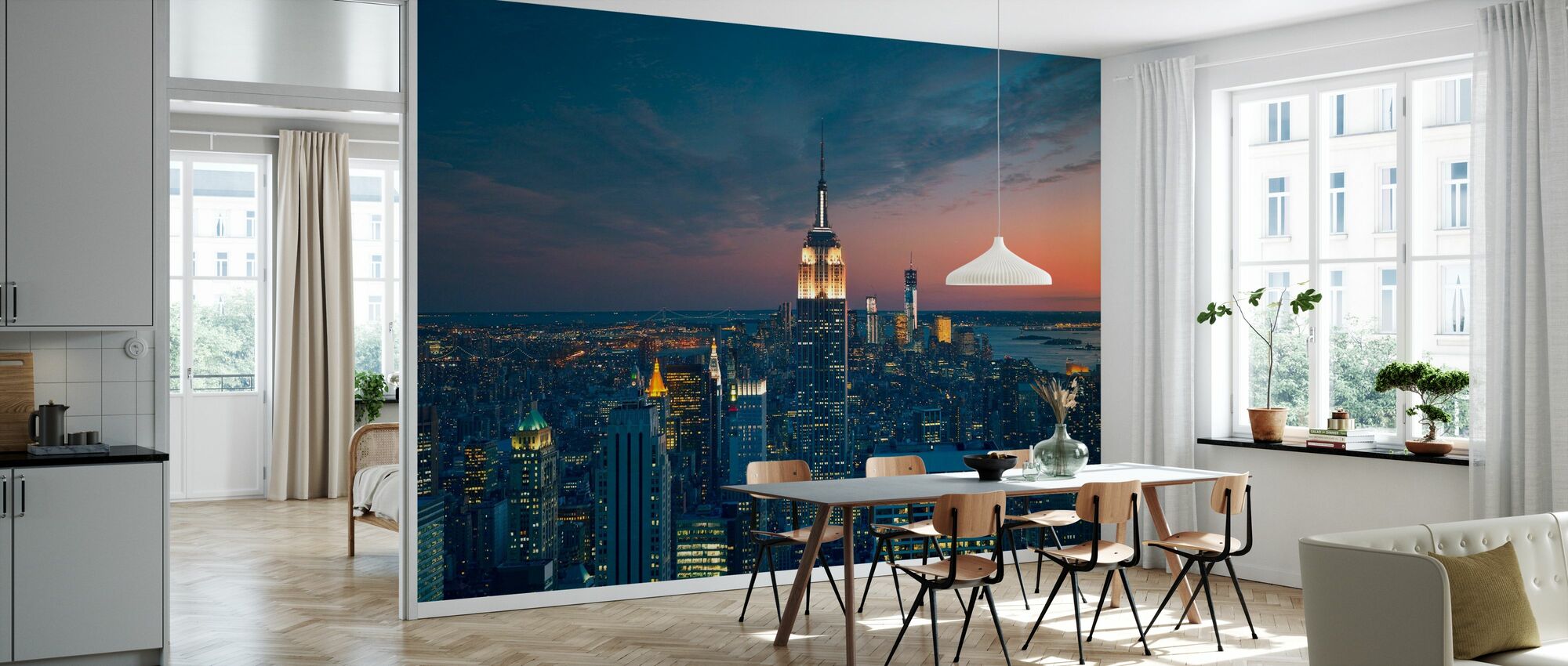 Manhattan Sunset View Wallpapers