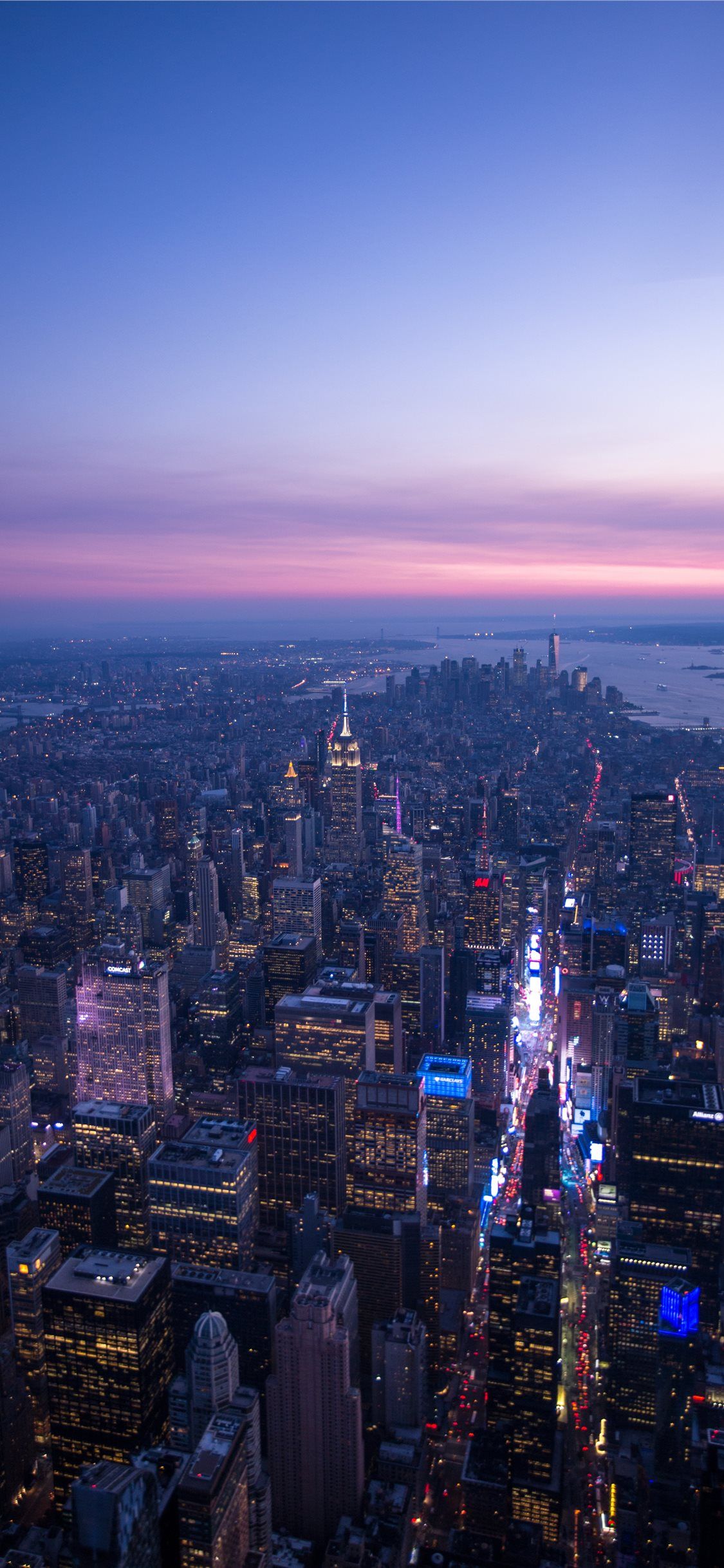 Manhattan Sunset View Wallpapers