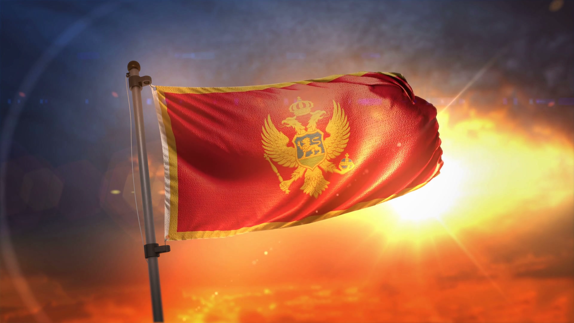 Montenegro Flag Wallpapers