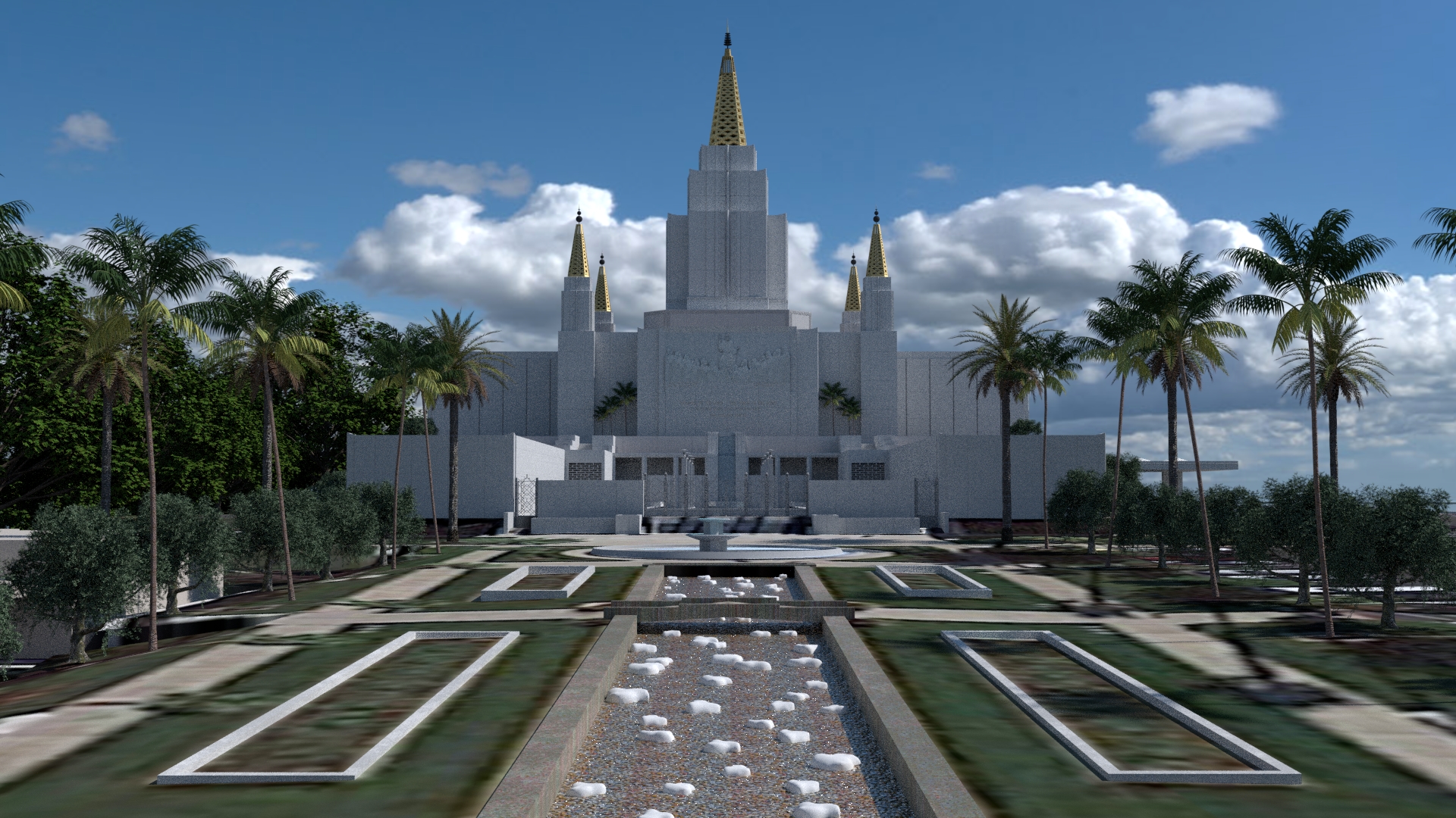 Mormon Temple In Oakland Wallpapers