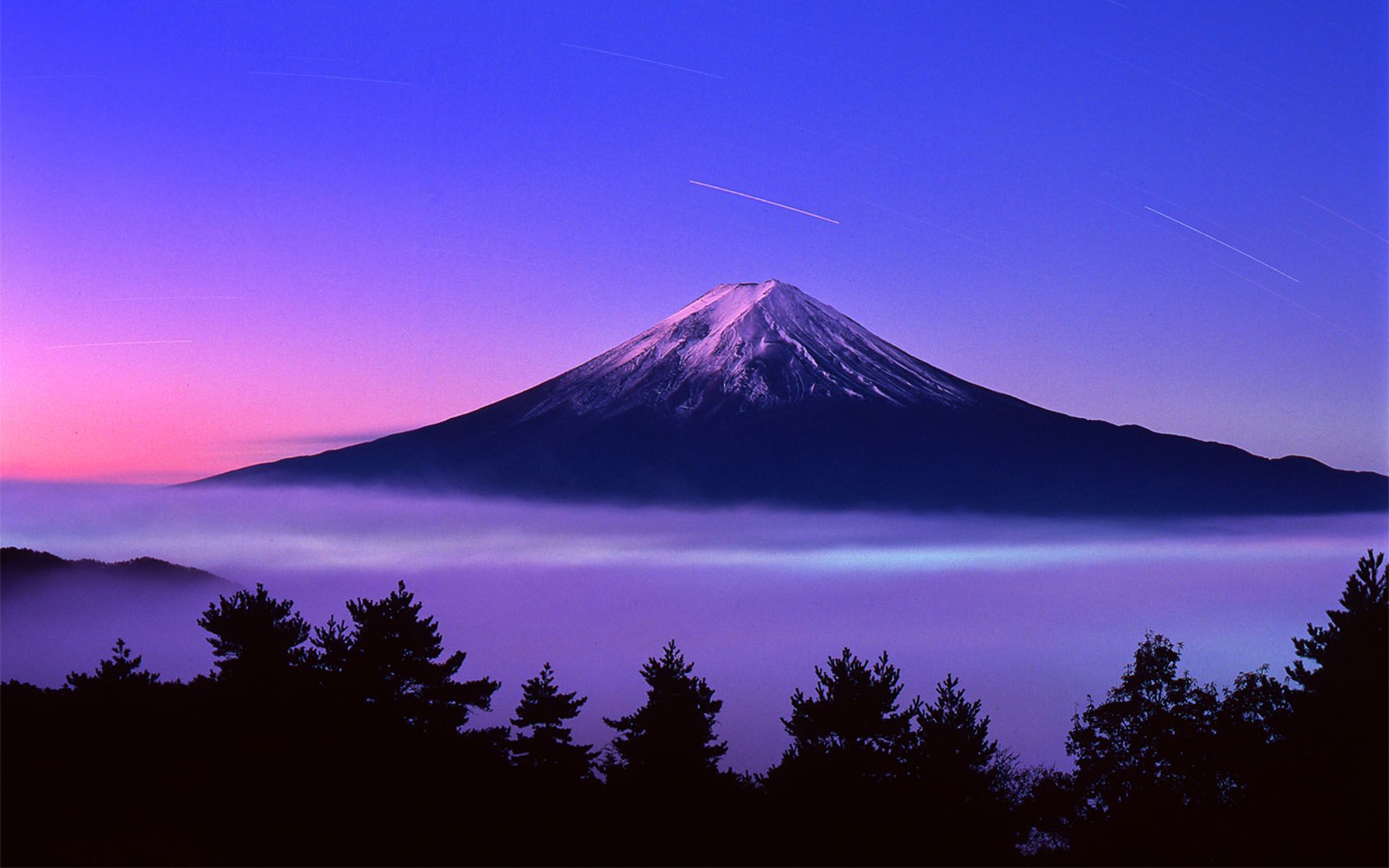 Mount Fuji Clouds And Mountains Japan Wallpapers