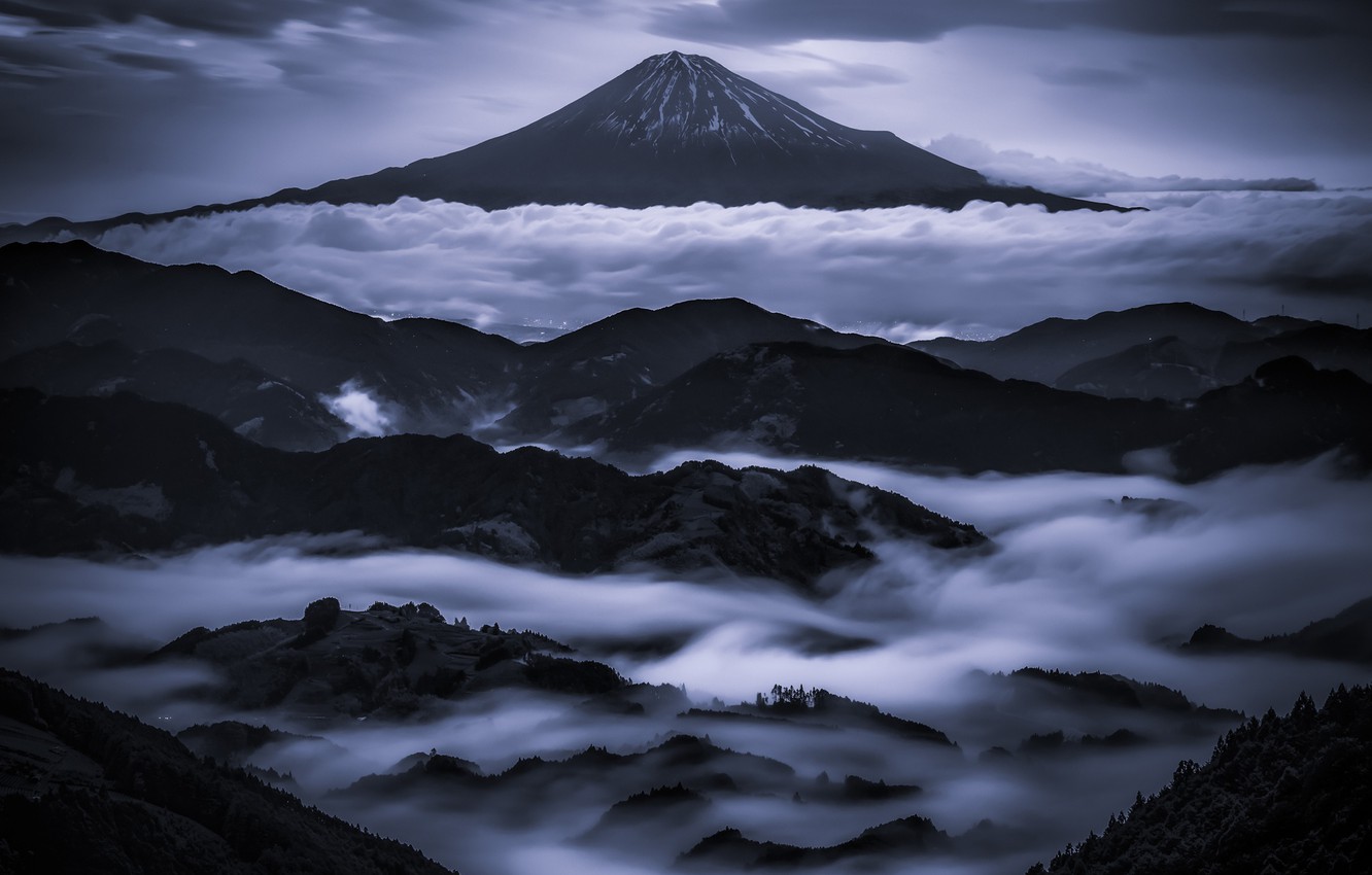 Mount Fuji Clouds And Mountains Japan Wallpapers