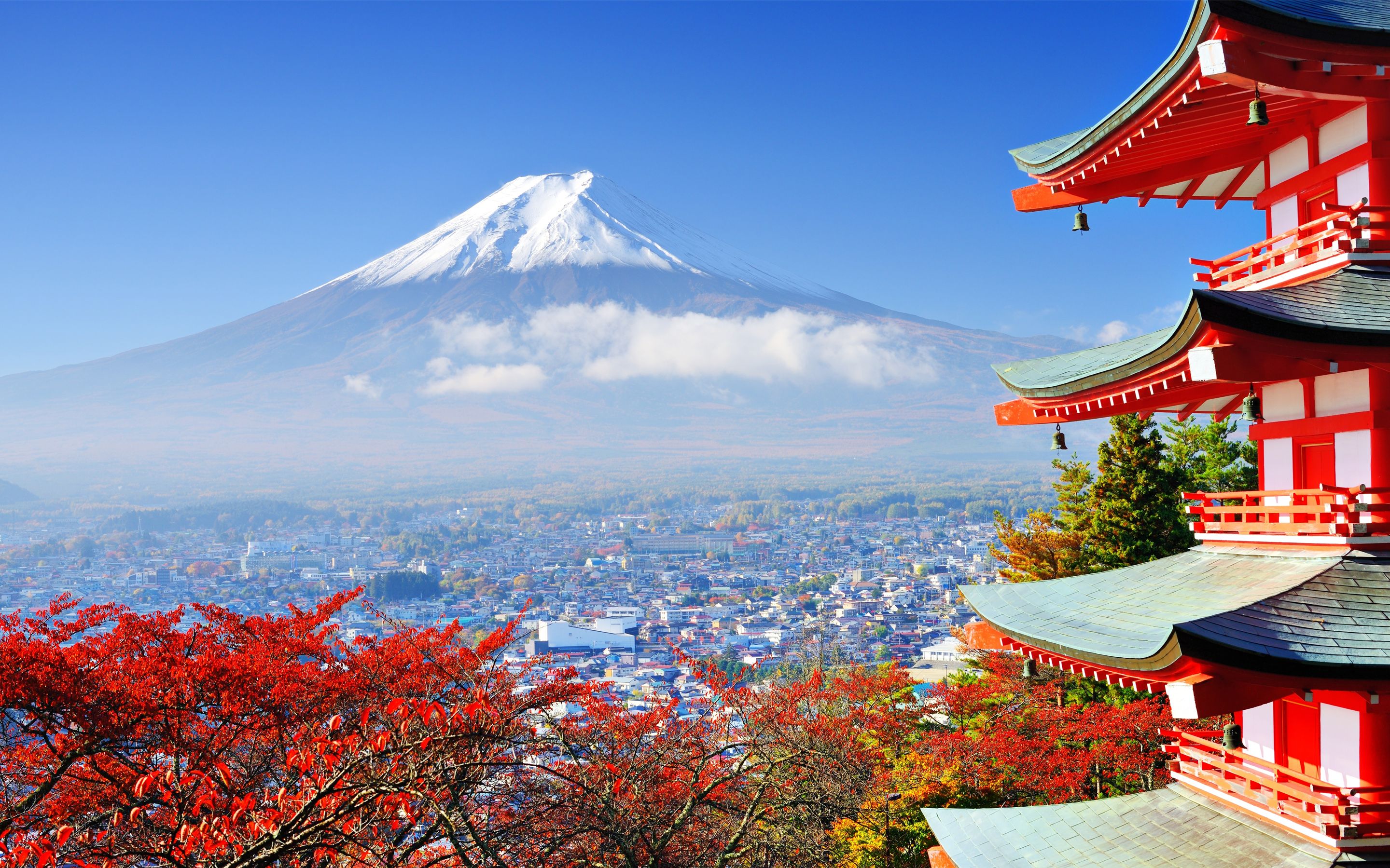 Mount Fuji Clouds And Mountains Japan Wallpapers