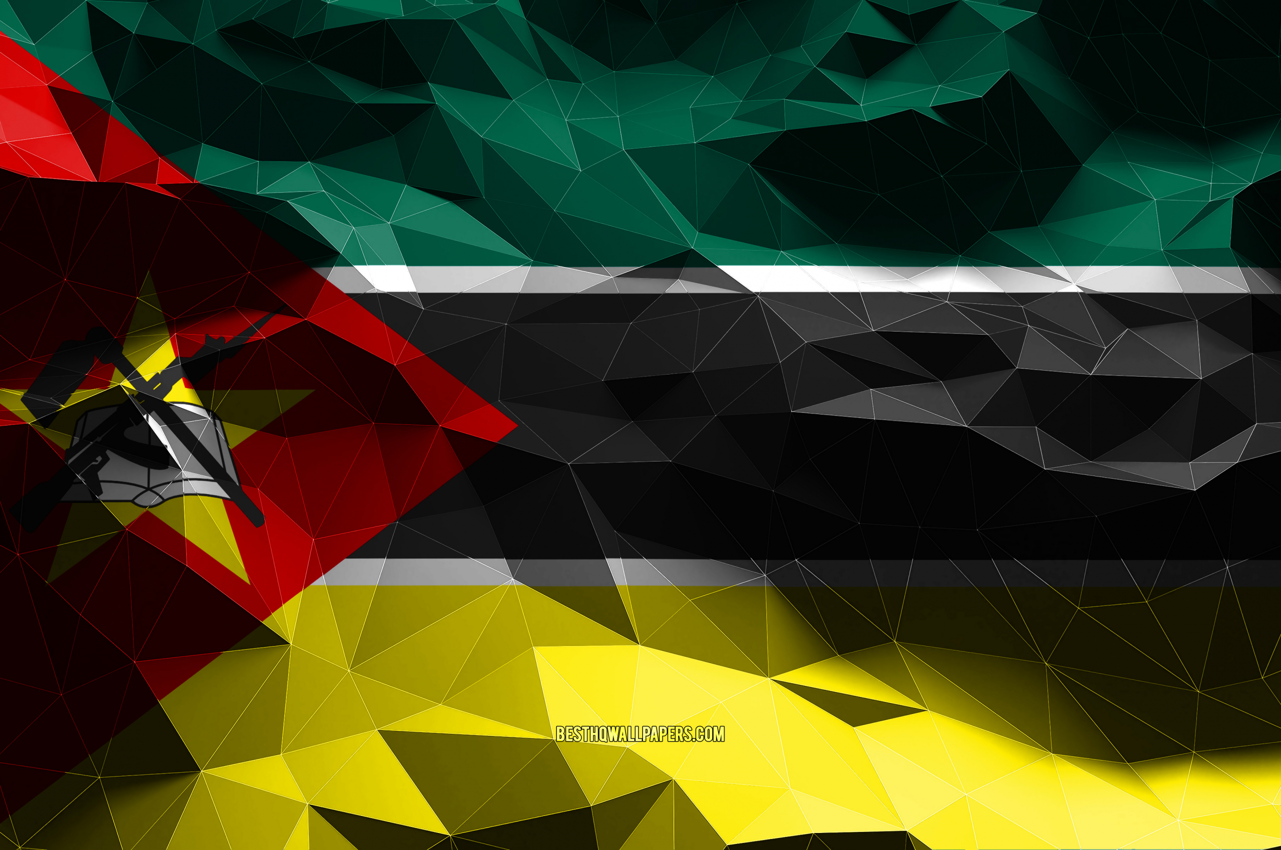 Mozambique Flag Wallpapers