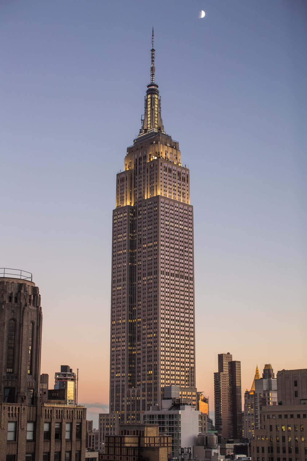 New York City Empire State Building Skyscrapers Wallpapers