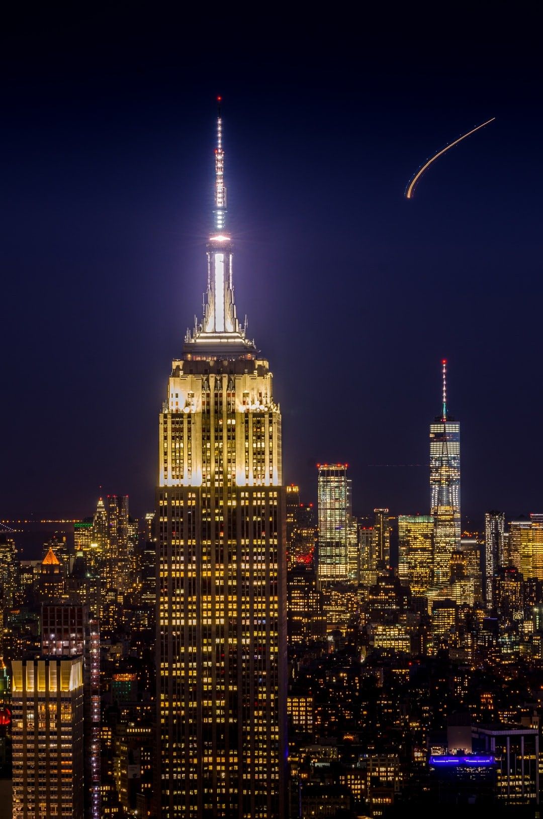 New York Skycrapper And Buildings Lights Wallpapers