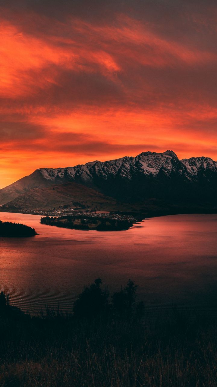 New Zealand Mountains Dawn Lake Wallpapers