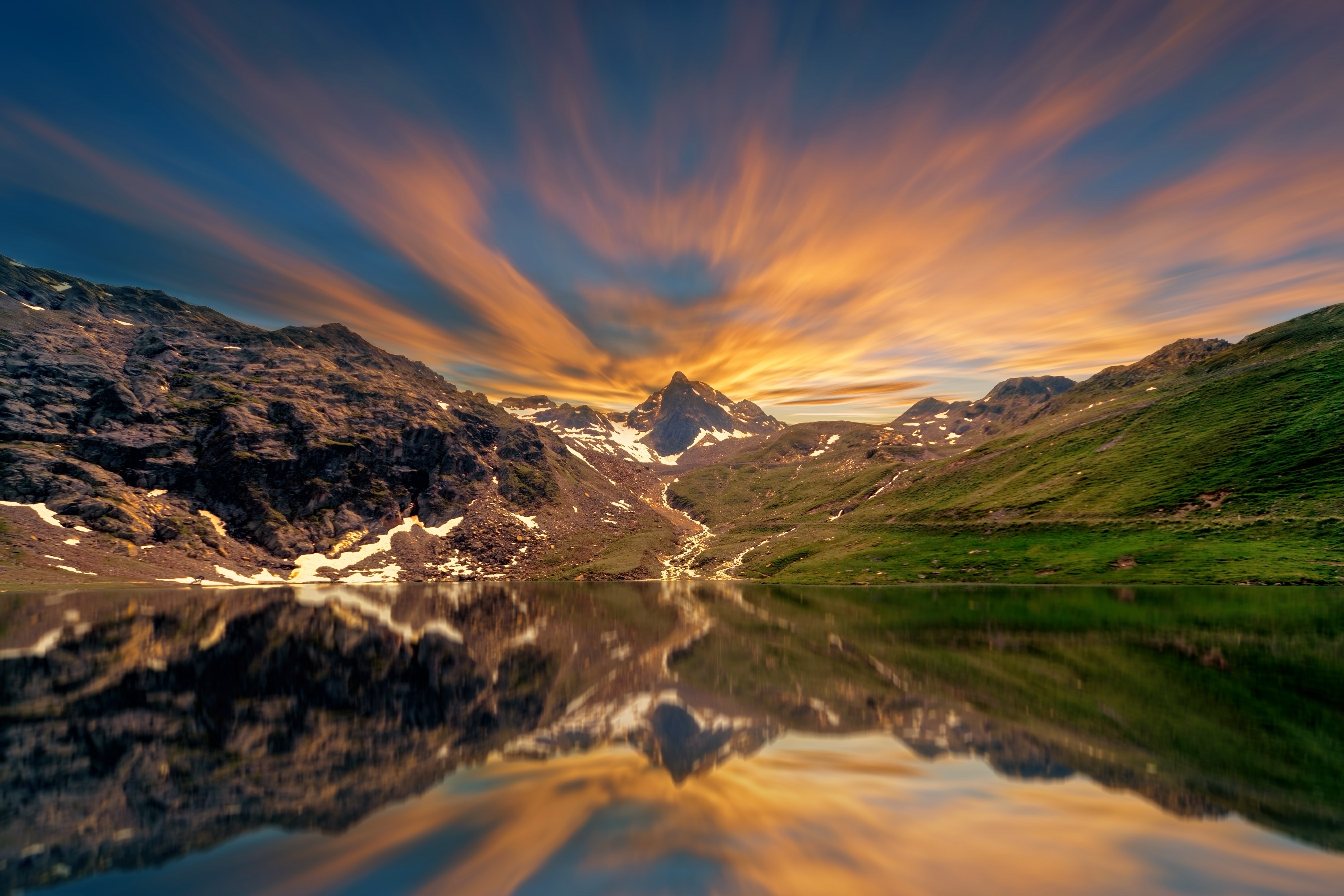 New Zealand Mountains Dawn Lake Wallpapers