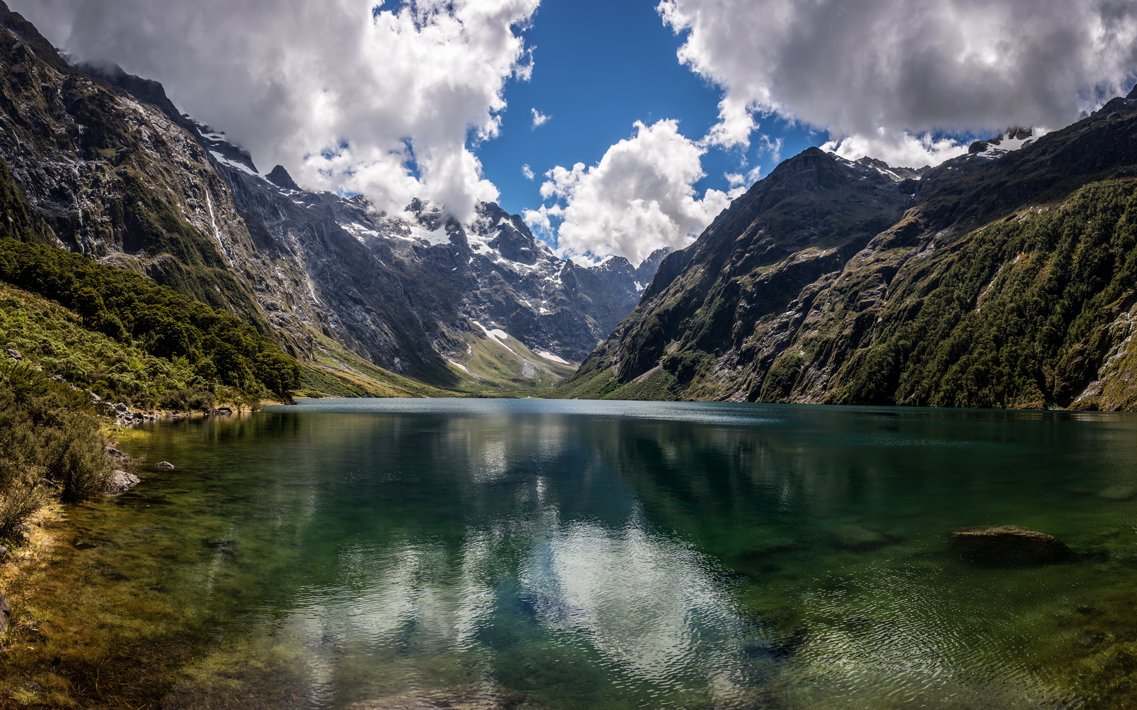 New Zealand Mountains Dawn Lake Wallpapers