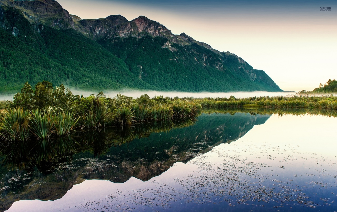 New Zealand Mountains Dawn Lake Wallpapers