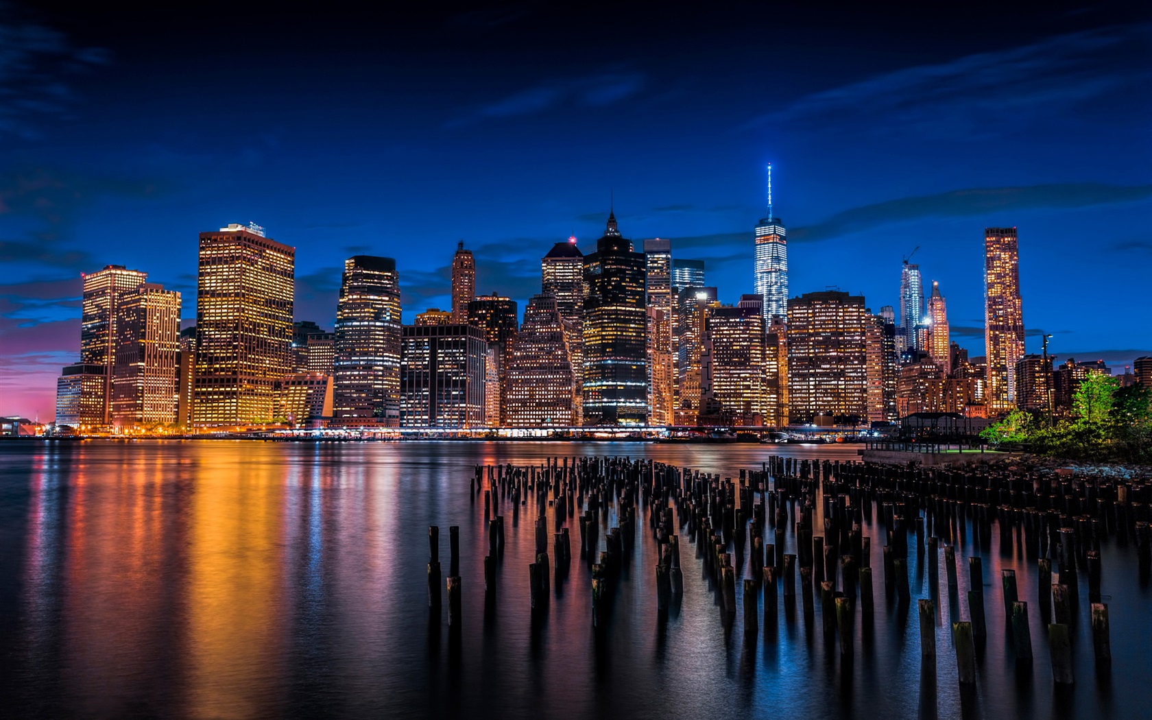 Nightscapes, Skyscrapers Usa Nyc Wallpapers