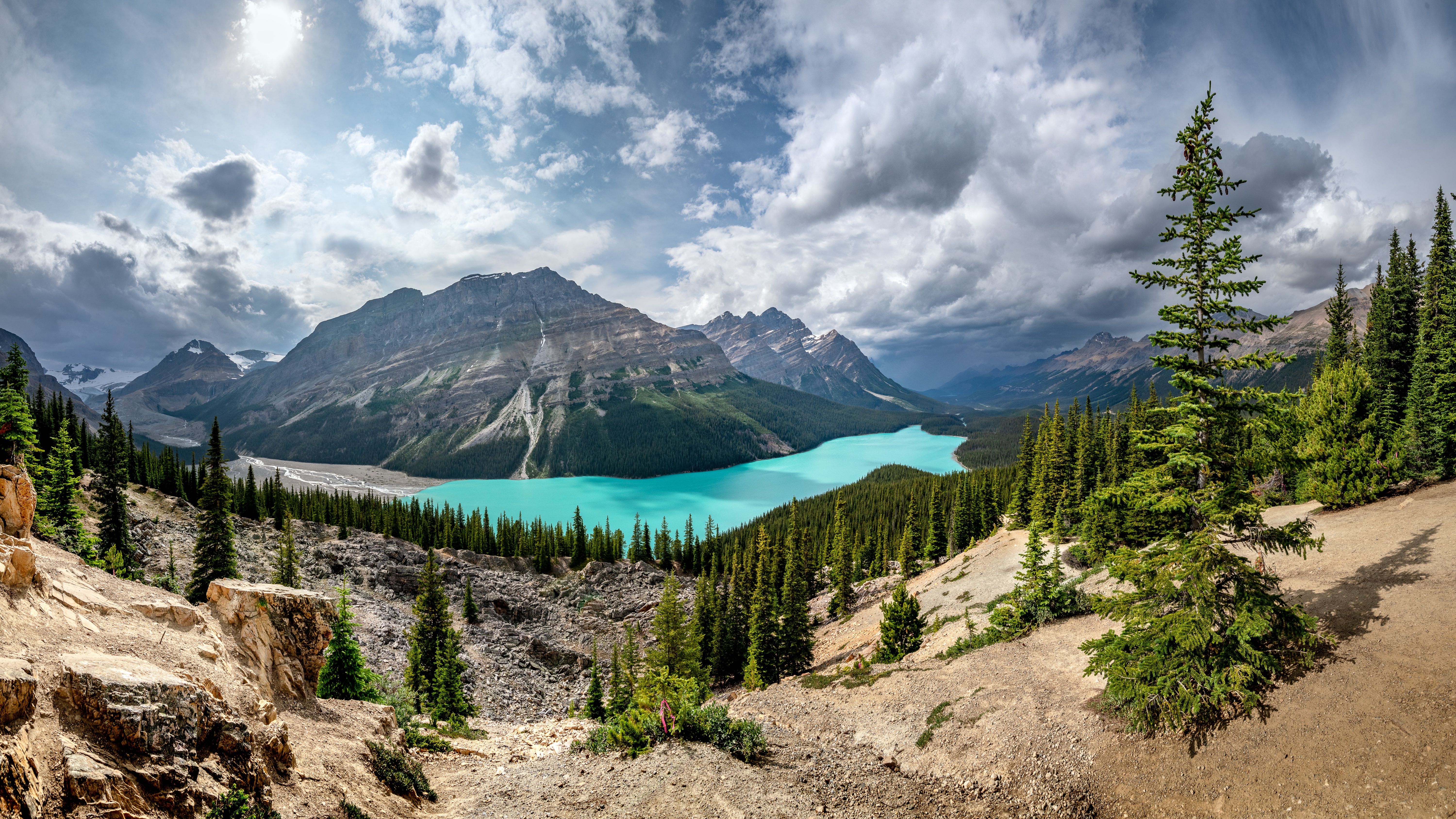 Peyto Lake 4K Wallpapers