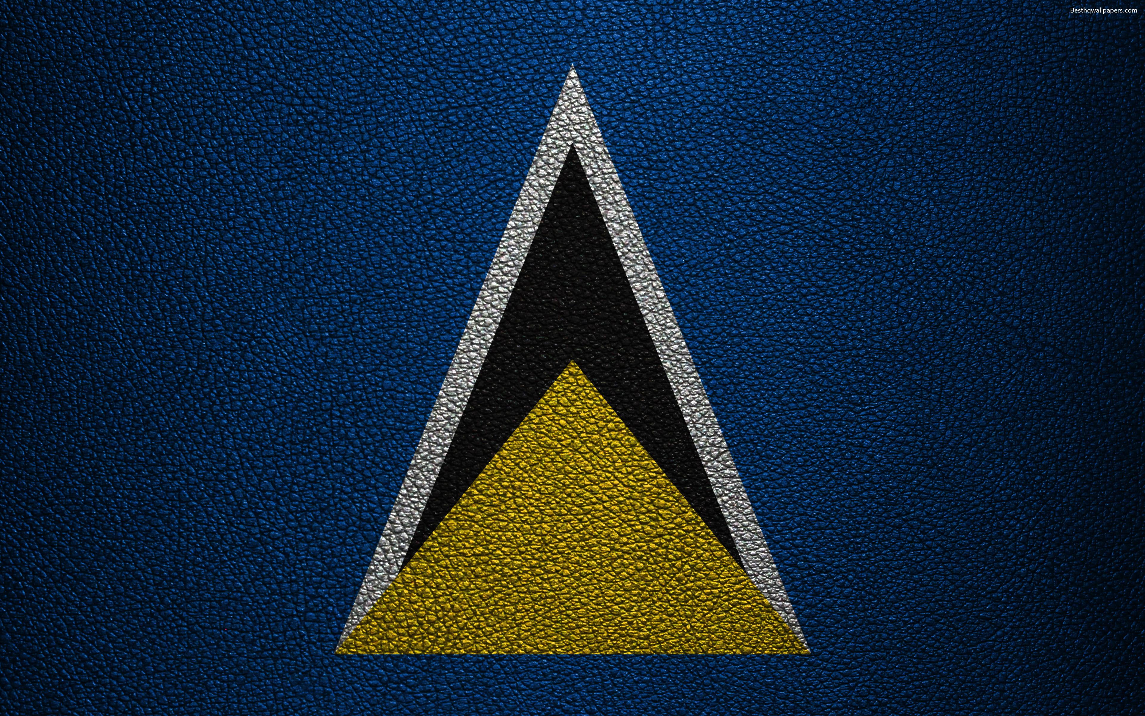 Saint Lucia Flag Wallpapers