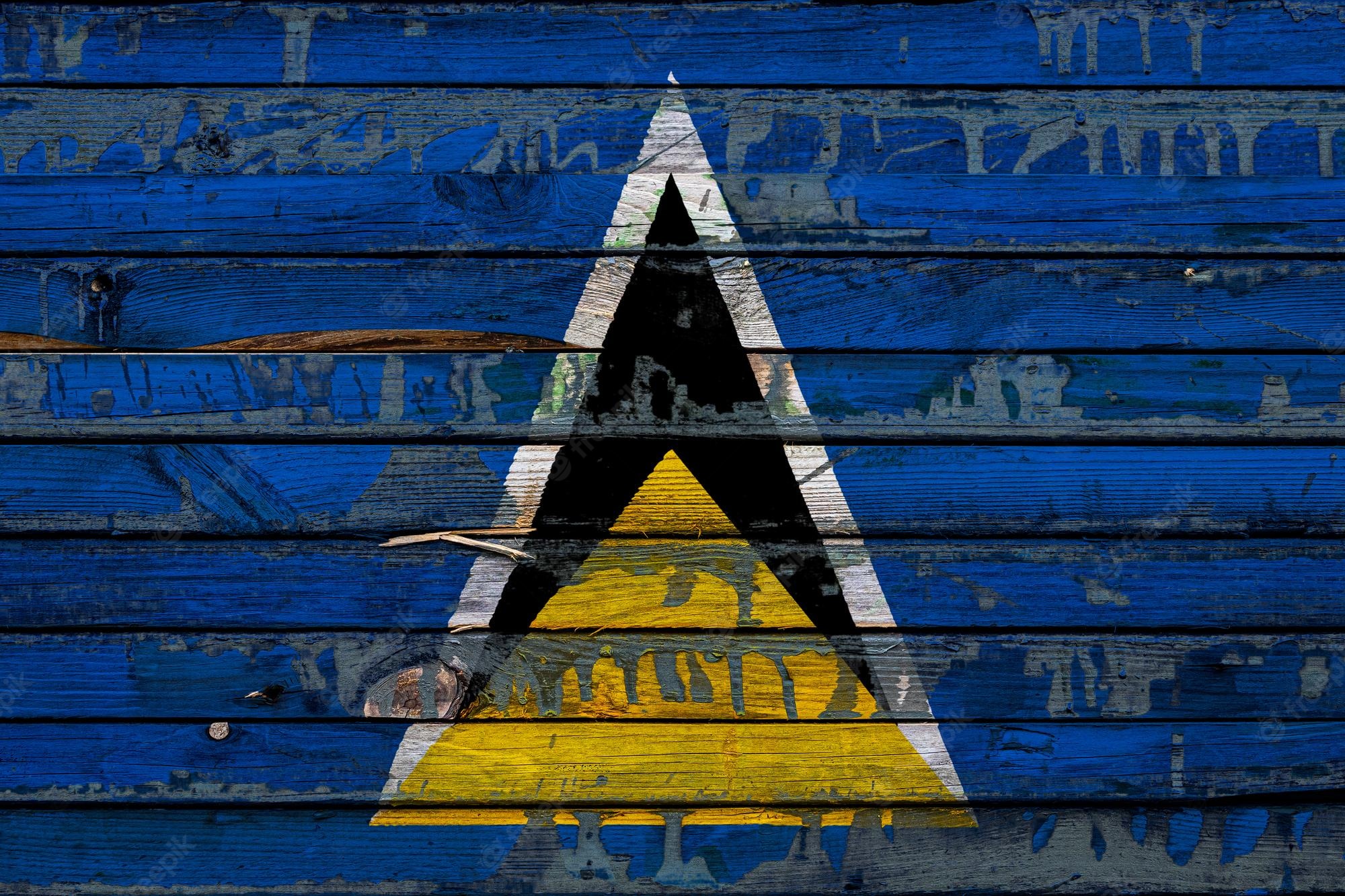 Saint Lucia Flag Wallpapers