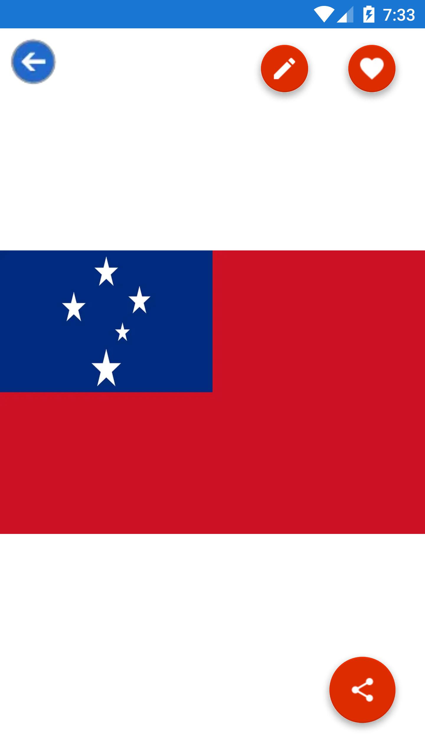 Samoa Flag Wallpapers