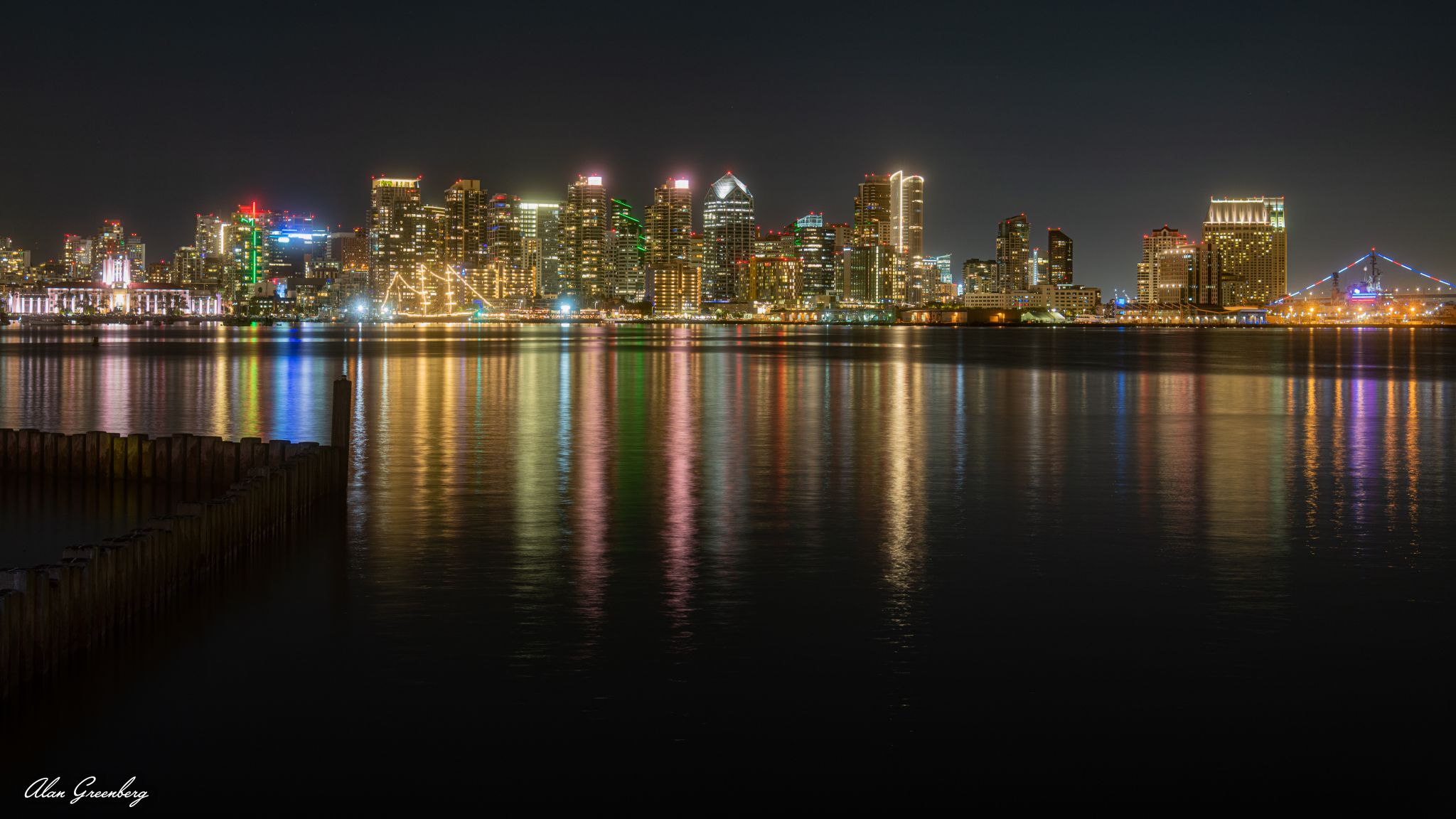 San Diego Building Nightscape Wallpapers