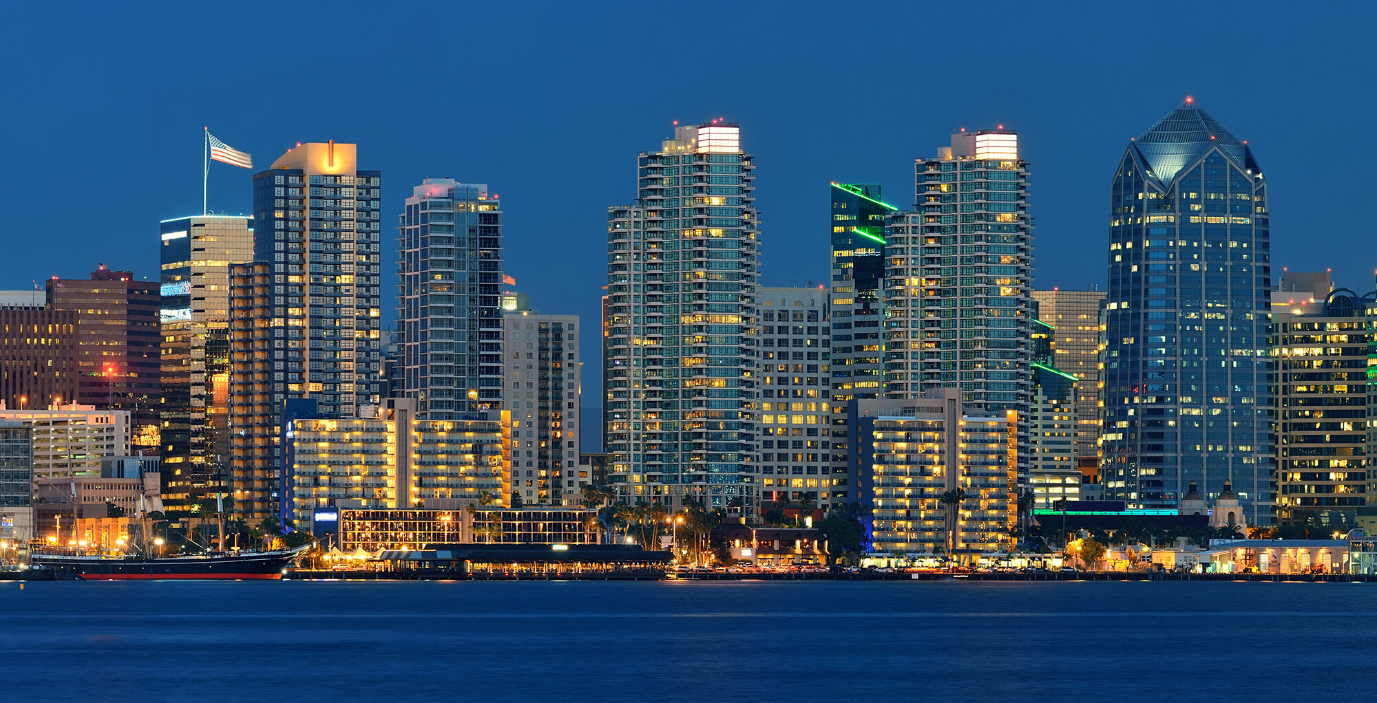 San Diego Building Nightscape Wallpapers