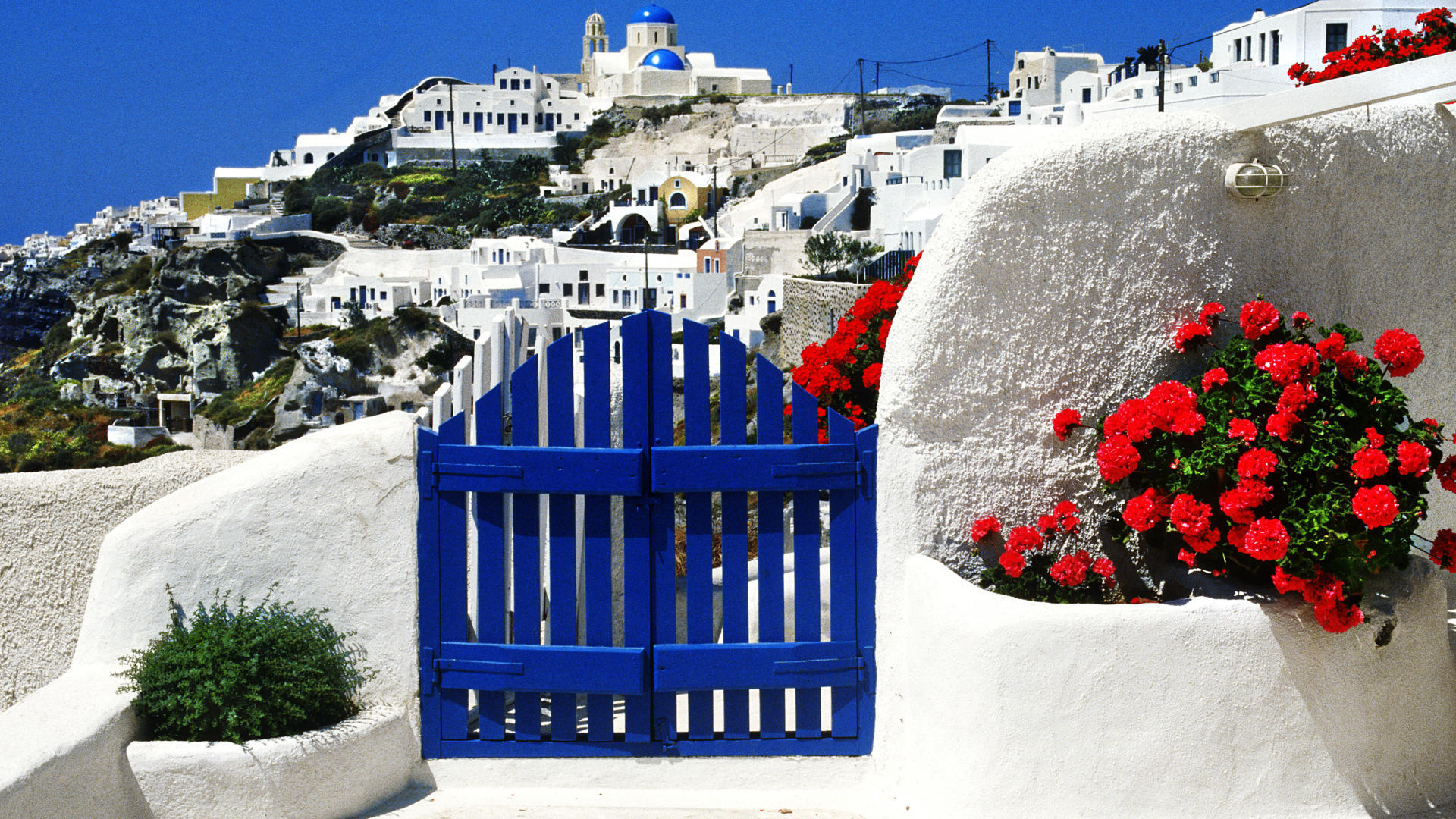 Santorini Island Greece Wallpapers