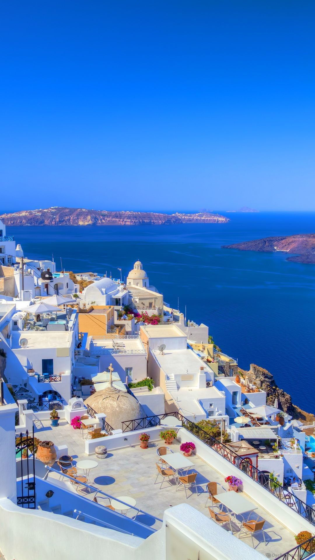 Santorini Island Greece Wallpapers