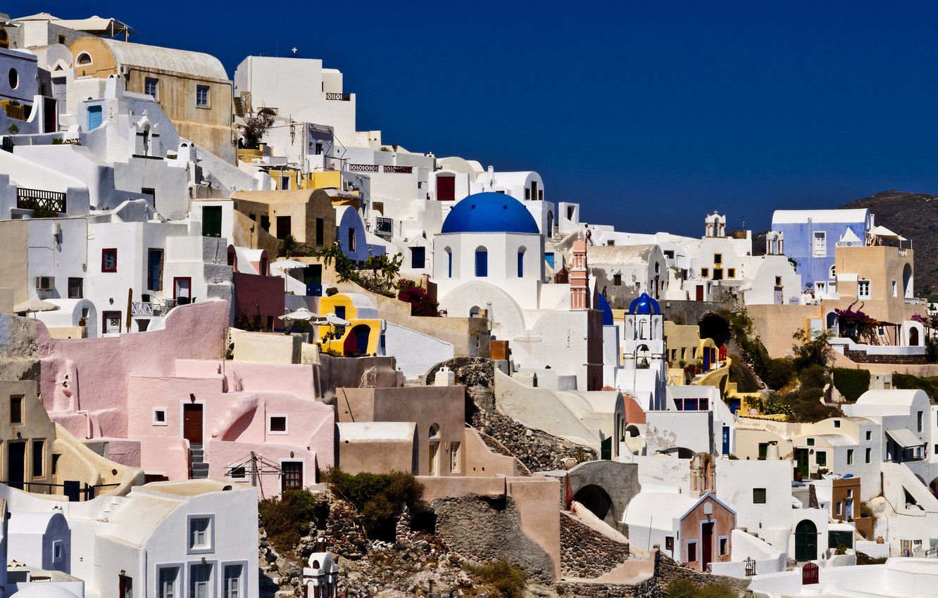 Santorini Island Greece Wallpapers