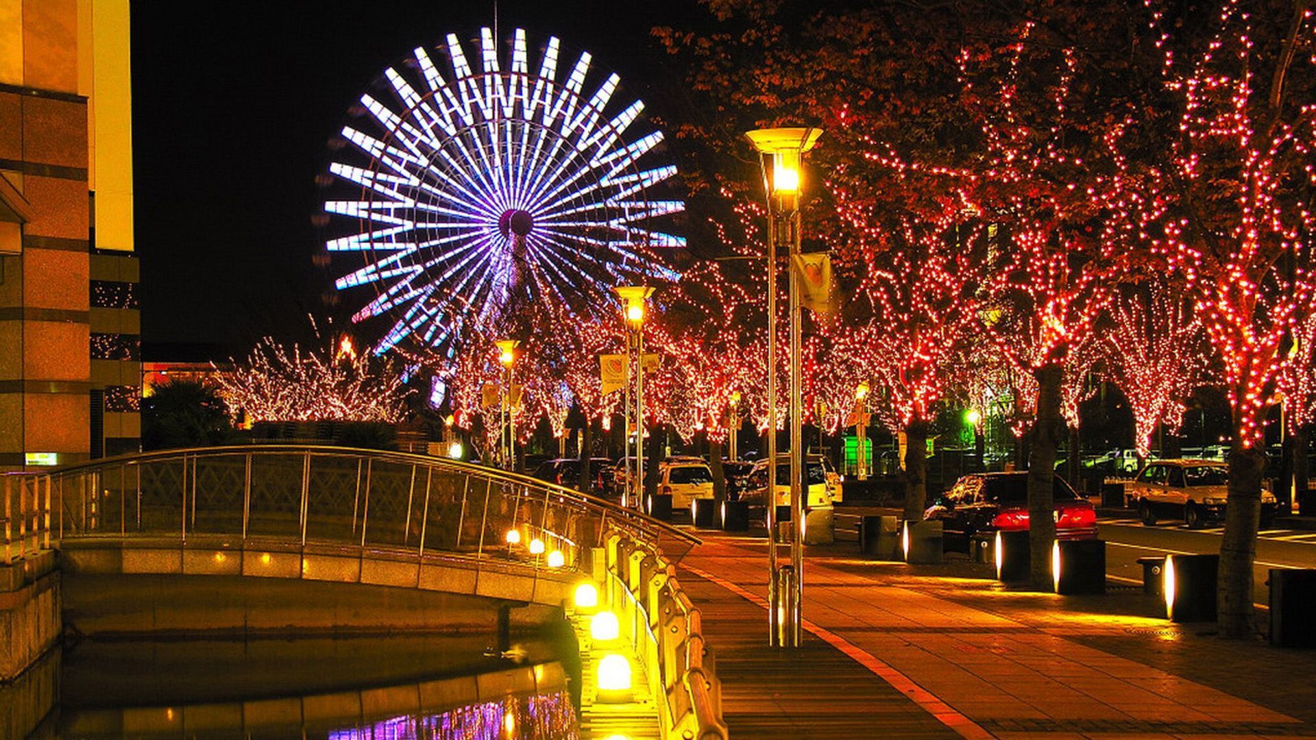 Sapporo Japan At Night Wallpapers